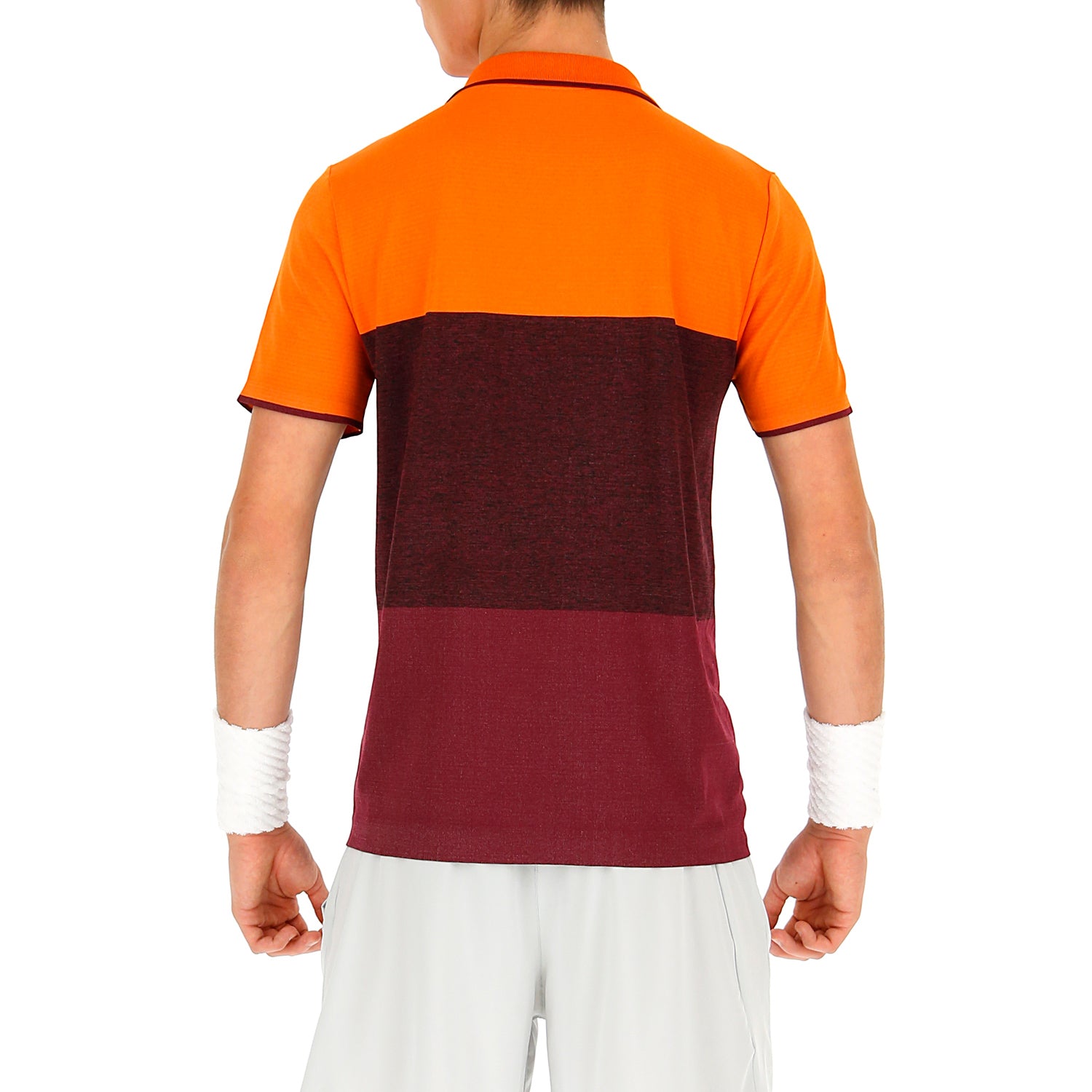 UOMO POLO TENNIS COURT ARANCIONE 210374 26Q 02