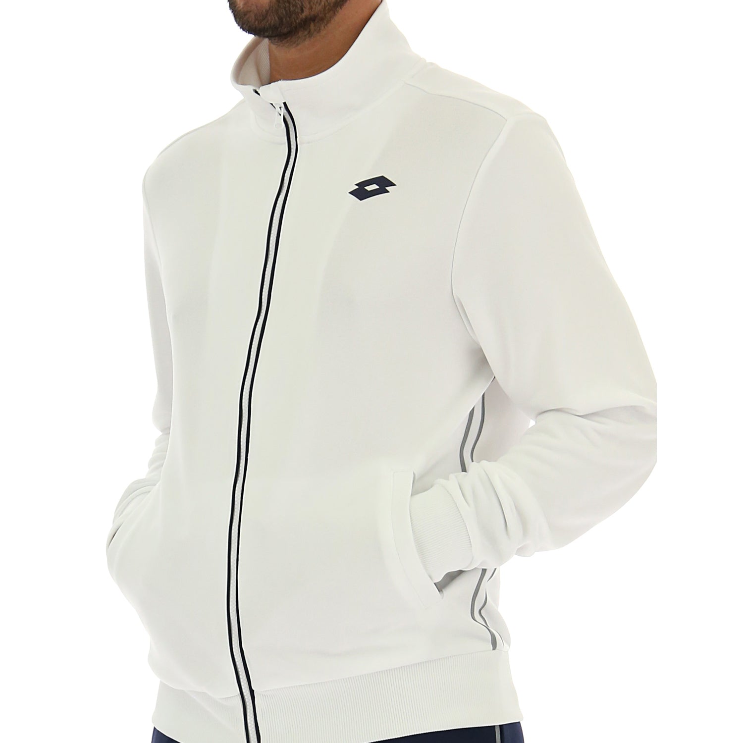 UOMO FELPA TENNIS TEAMS BIANCO 210379 07R 03