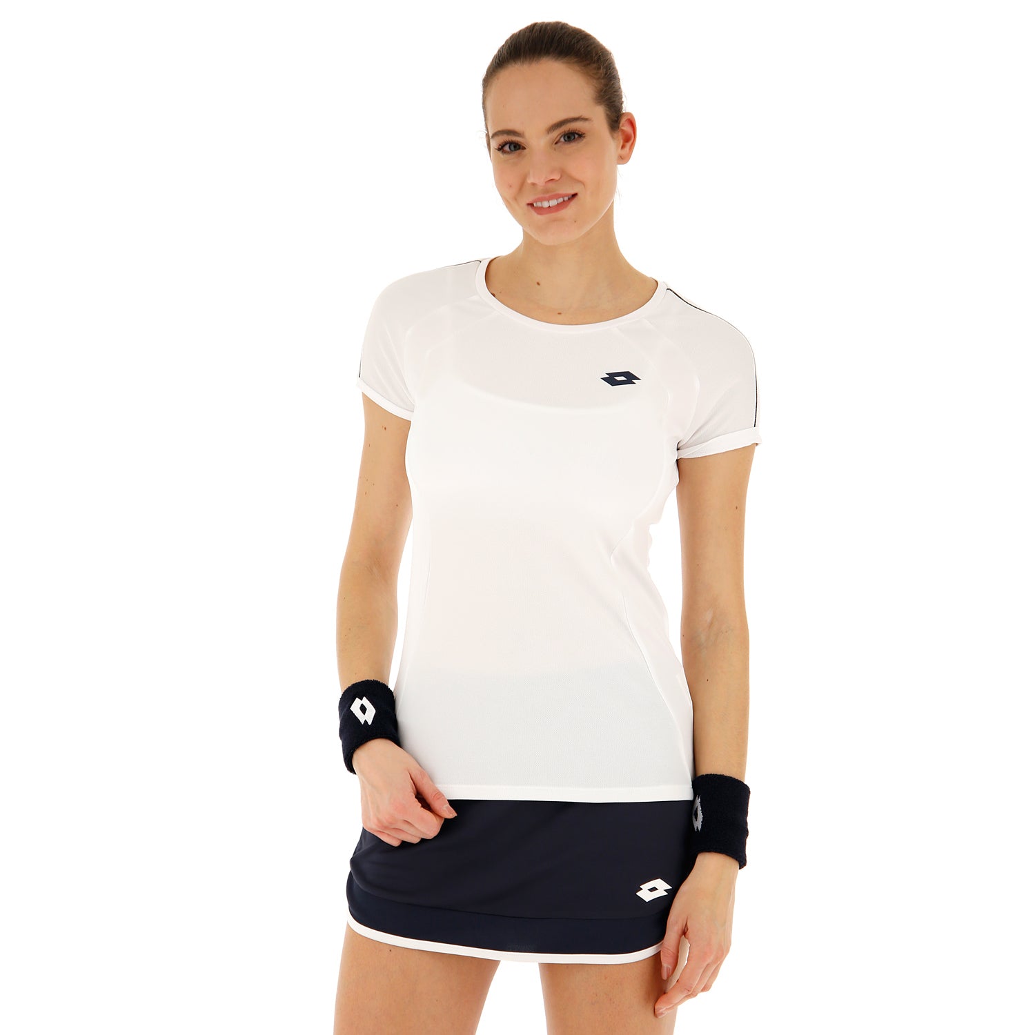 DONNA MAGLIETTA TENNIS TEAMS BIANCO 210393 07R 01