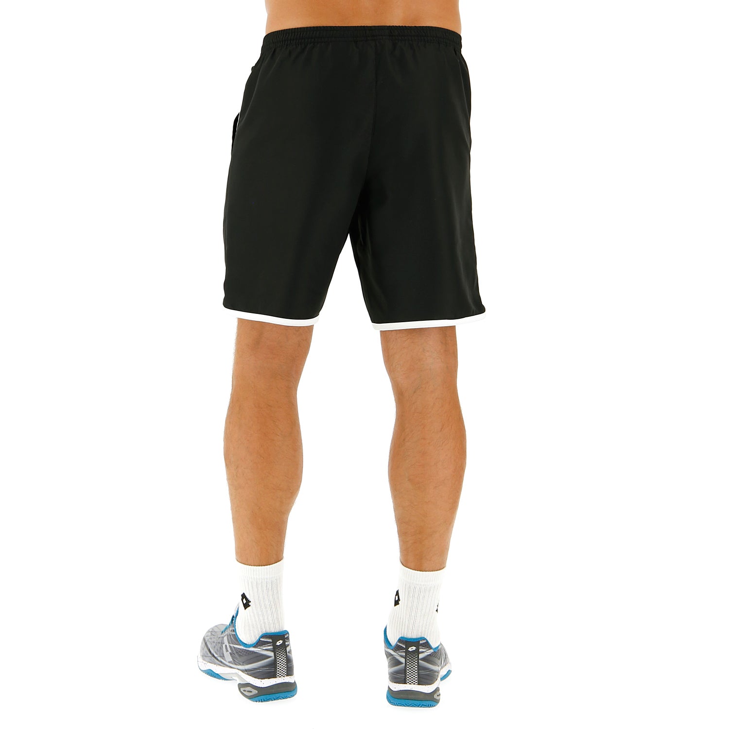 UOMO PANTALONI CORTI TENNIS TEAMS NERO 211869 1CL 02