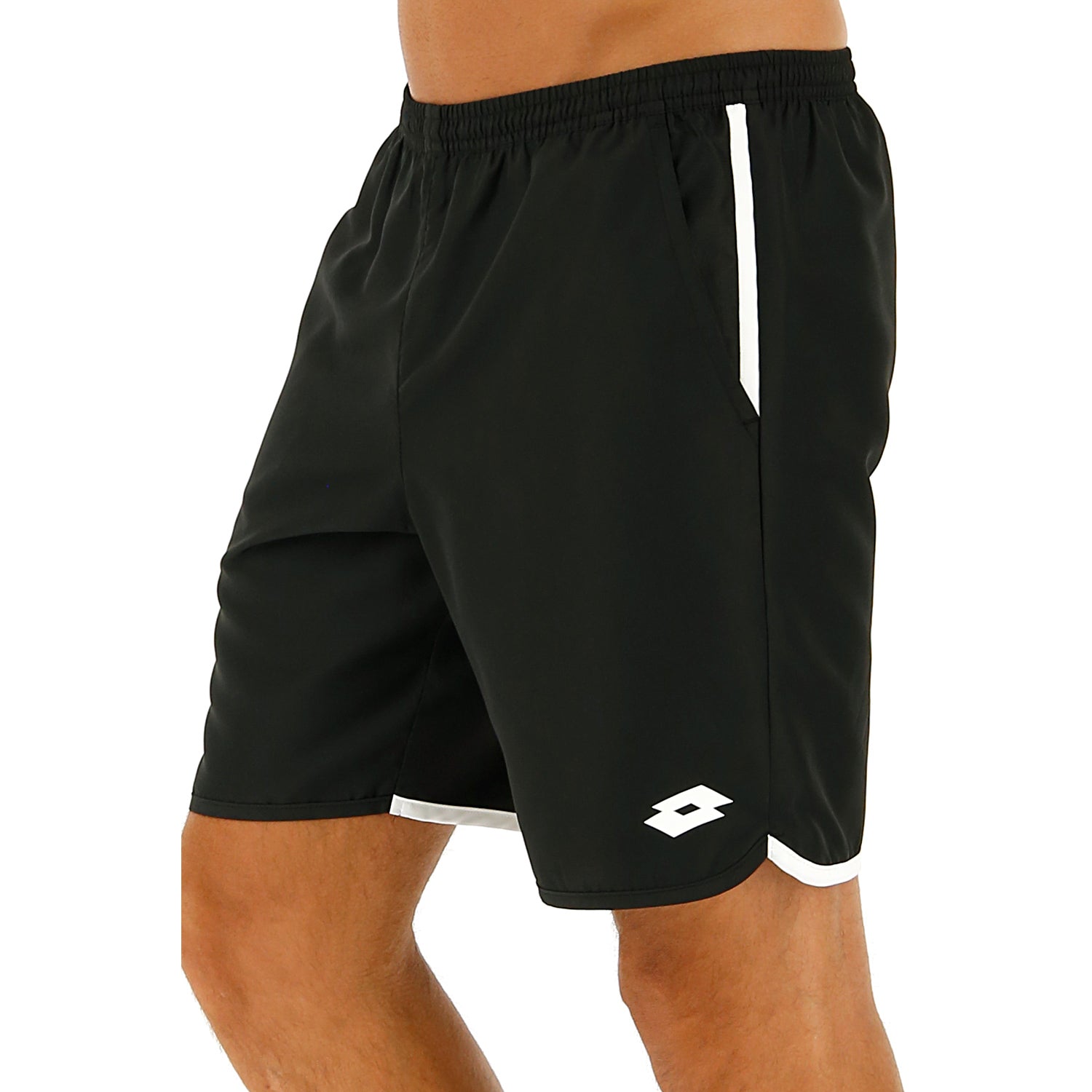 UOMO PANTALONI CORTI TENNIS TEAMS NERO 211869 1CL 03