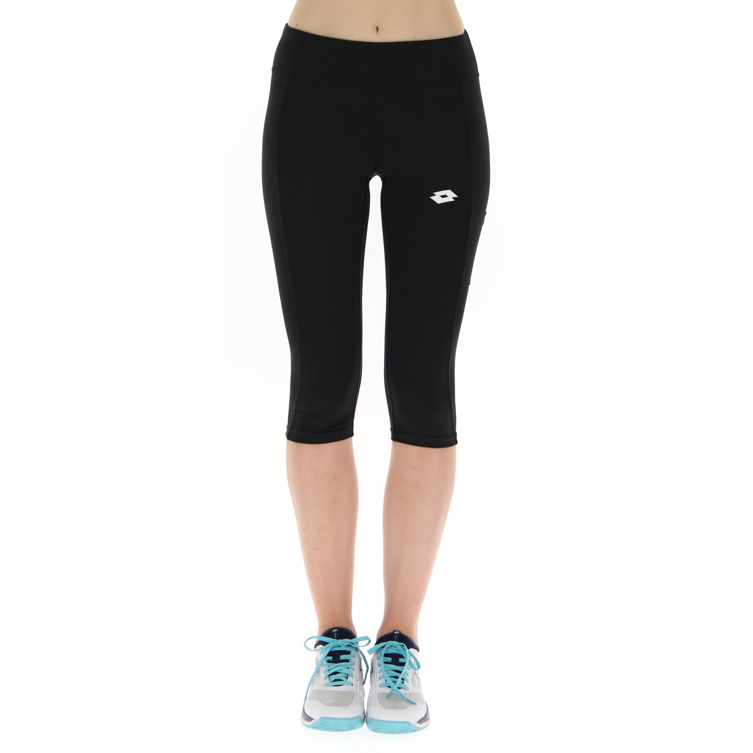 DONNA LEGGINGS MEDIO TENNIS TEAMS NERO 213111 1CL 01