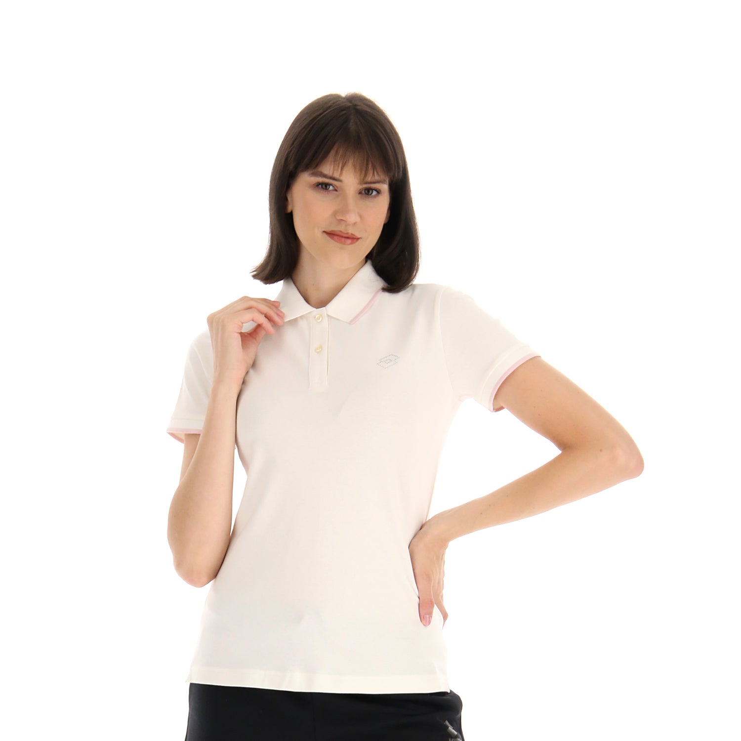 DONNA POLO CLASSICA BIANCO 213501 ACX 01