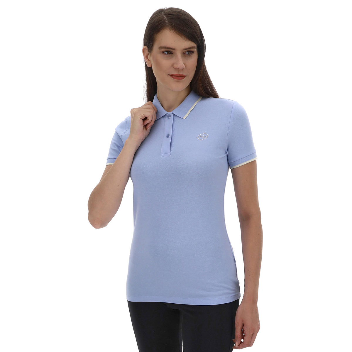 DONNA POLO CLASSICA BLU 213501 EEW 01