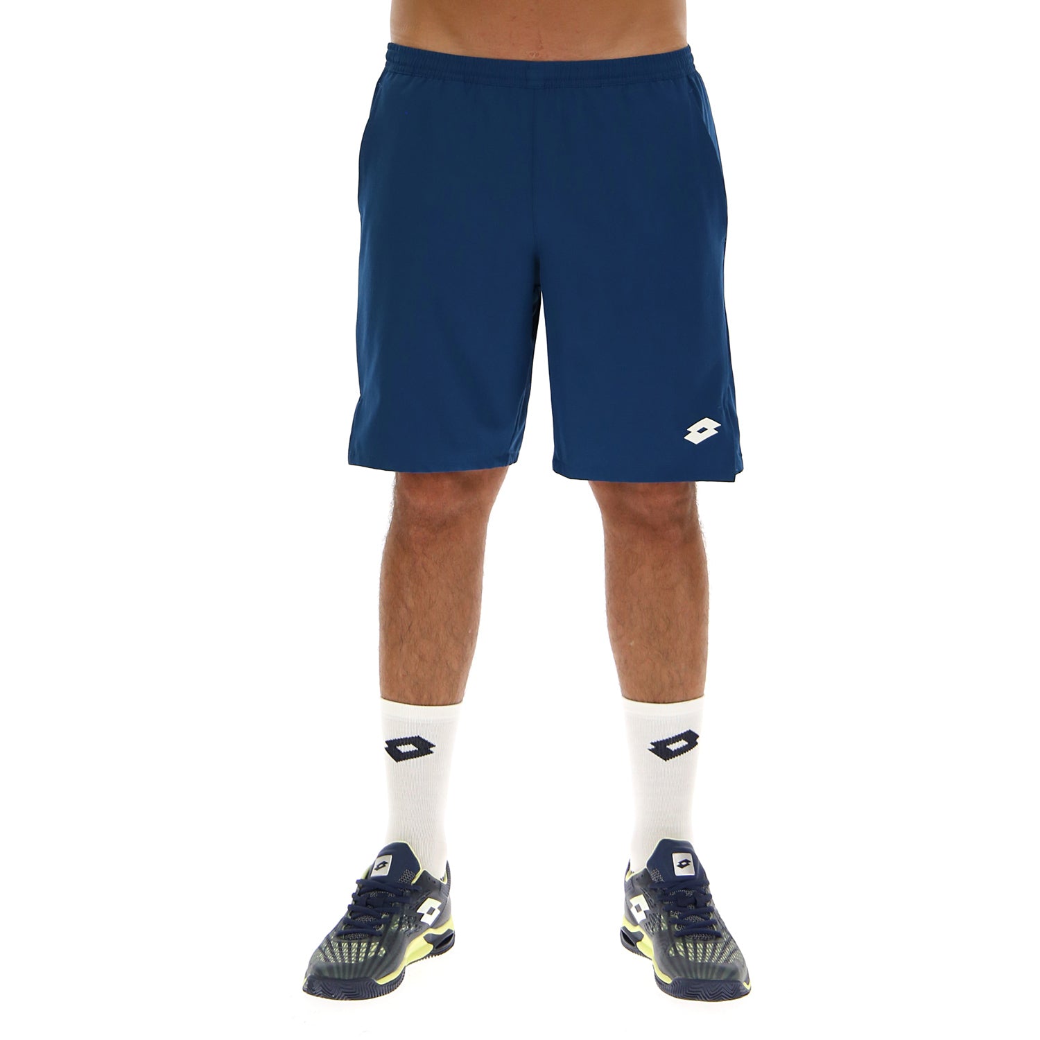 UOMO PANTALONI CORTI TENNIS TECH BLU 214205 6OC 01