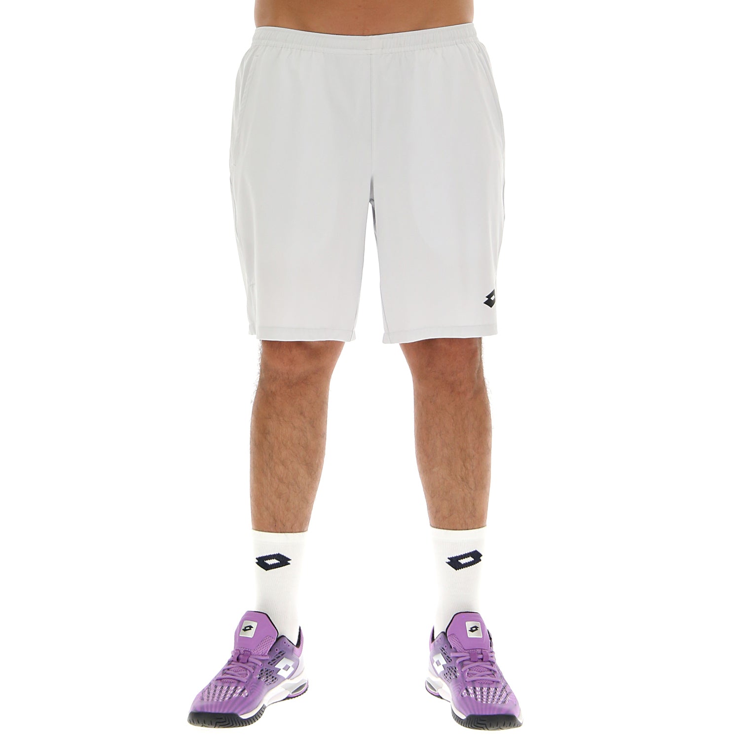 UOMO PANTALONI CORTI TENNIS TECH GRIGIO CHIARO 214205 V48 01