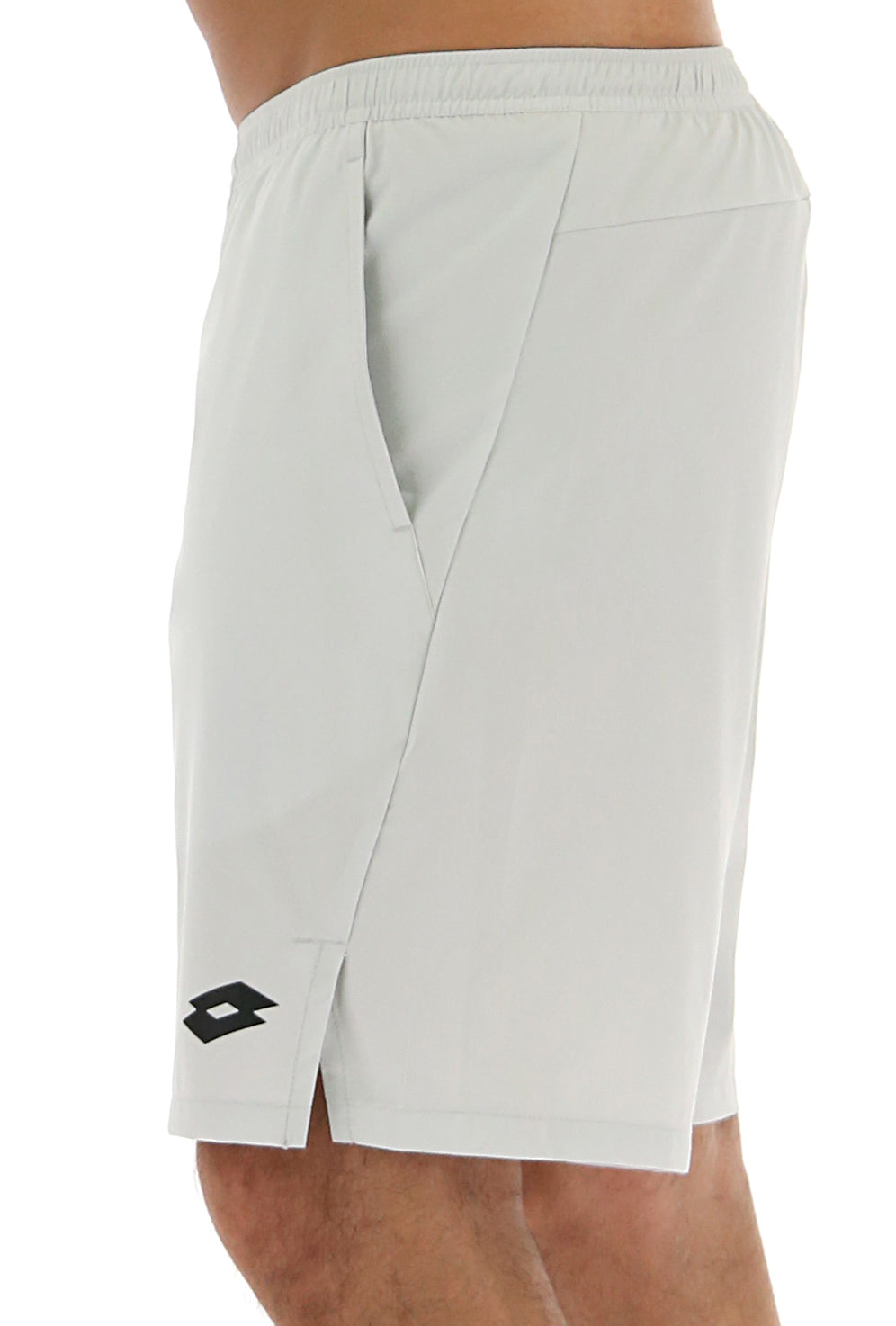 UOMO PANTALONI CORTI TENNIS TECH GRIGIO CHIARO 214205 V48 03