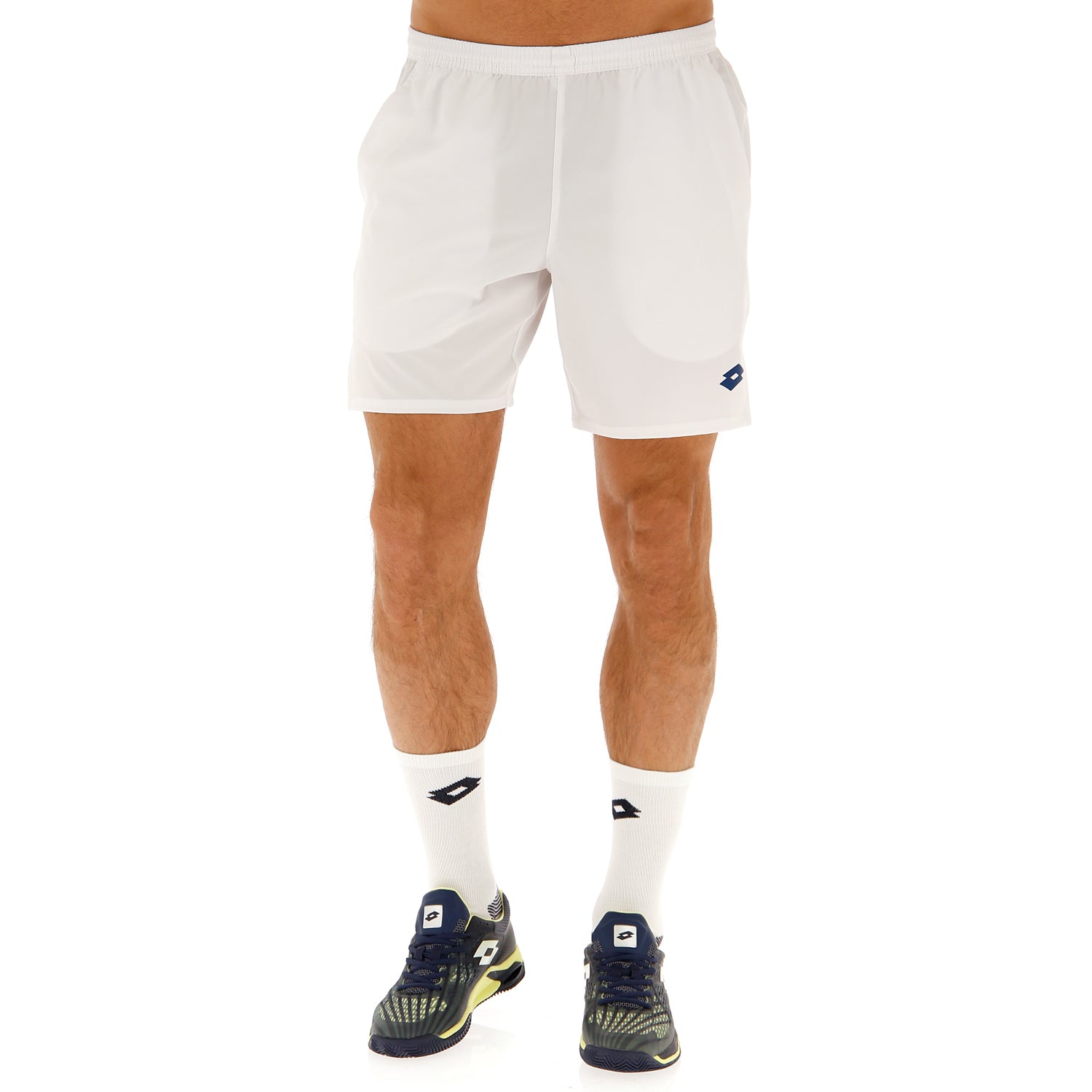 UOMO PANTALONI CORTI TENNIS TECH BIANCO 214207 0F1 01