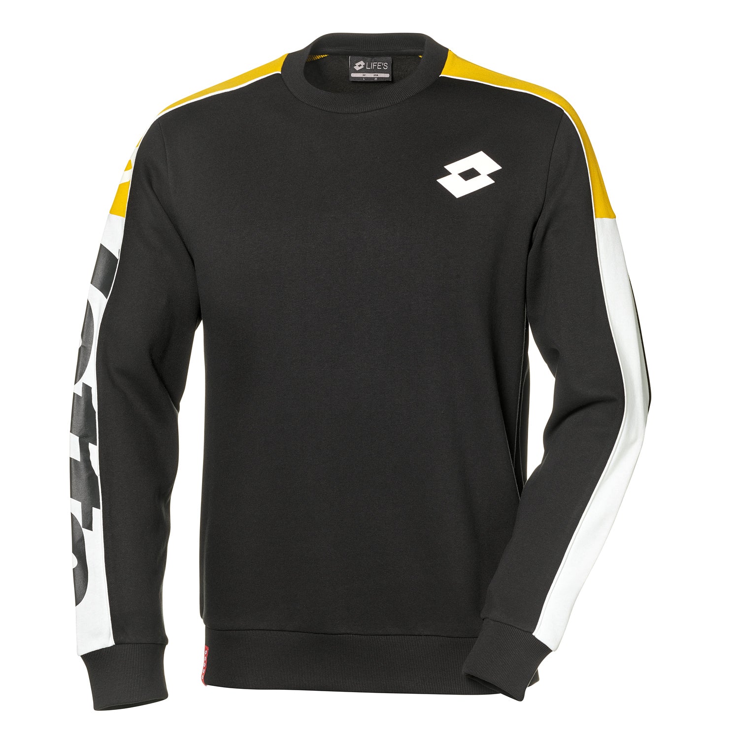 UOMO FELPA ATHLETICA LG NERO 214434 6U3 01