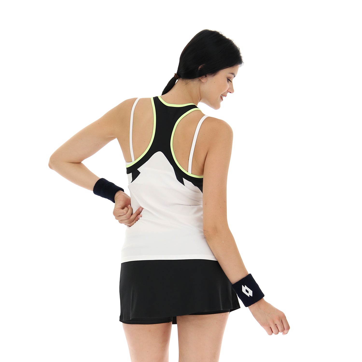 DONNA CANOTTA TENNIS GRAPHIC BIANCO 215420 1CY 02