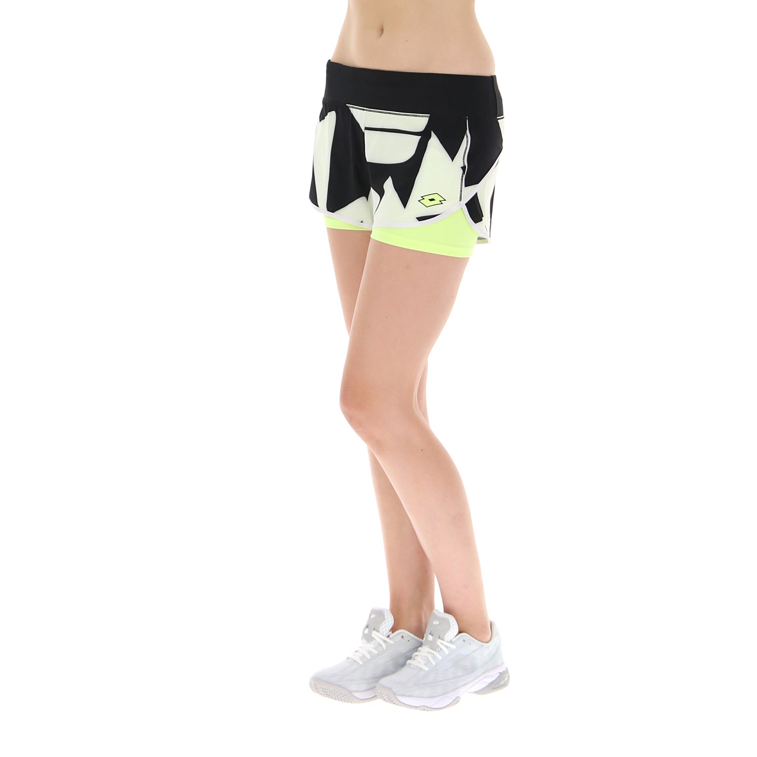 DONNA PANTALONI CORTI TENNIS GRAPHIC BIANCO 215428 1CY 03