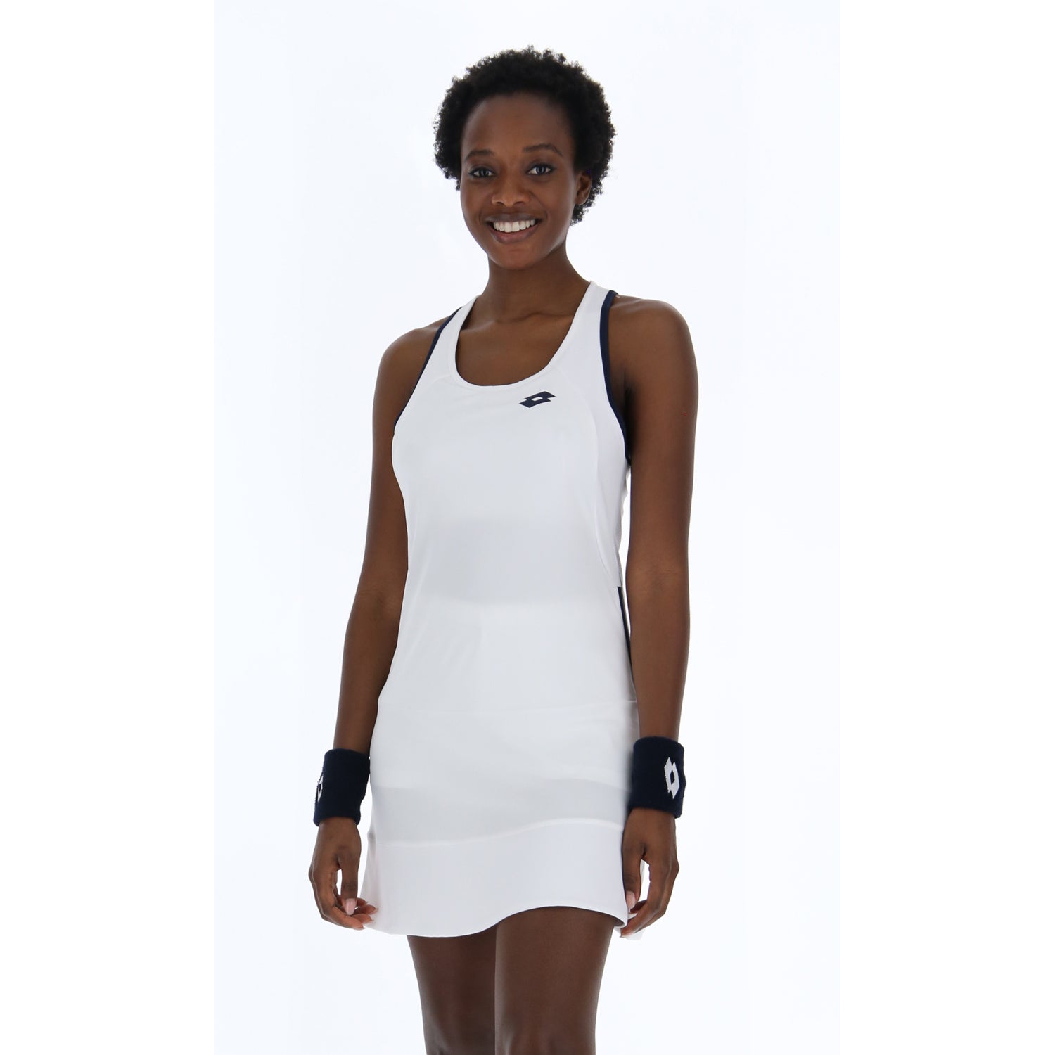 DONNA VESTITO TENNIS TEAMS BIANCO 215437 0F1 01
