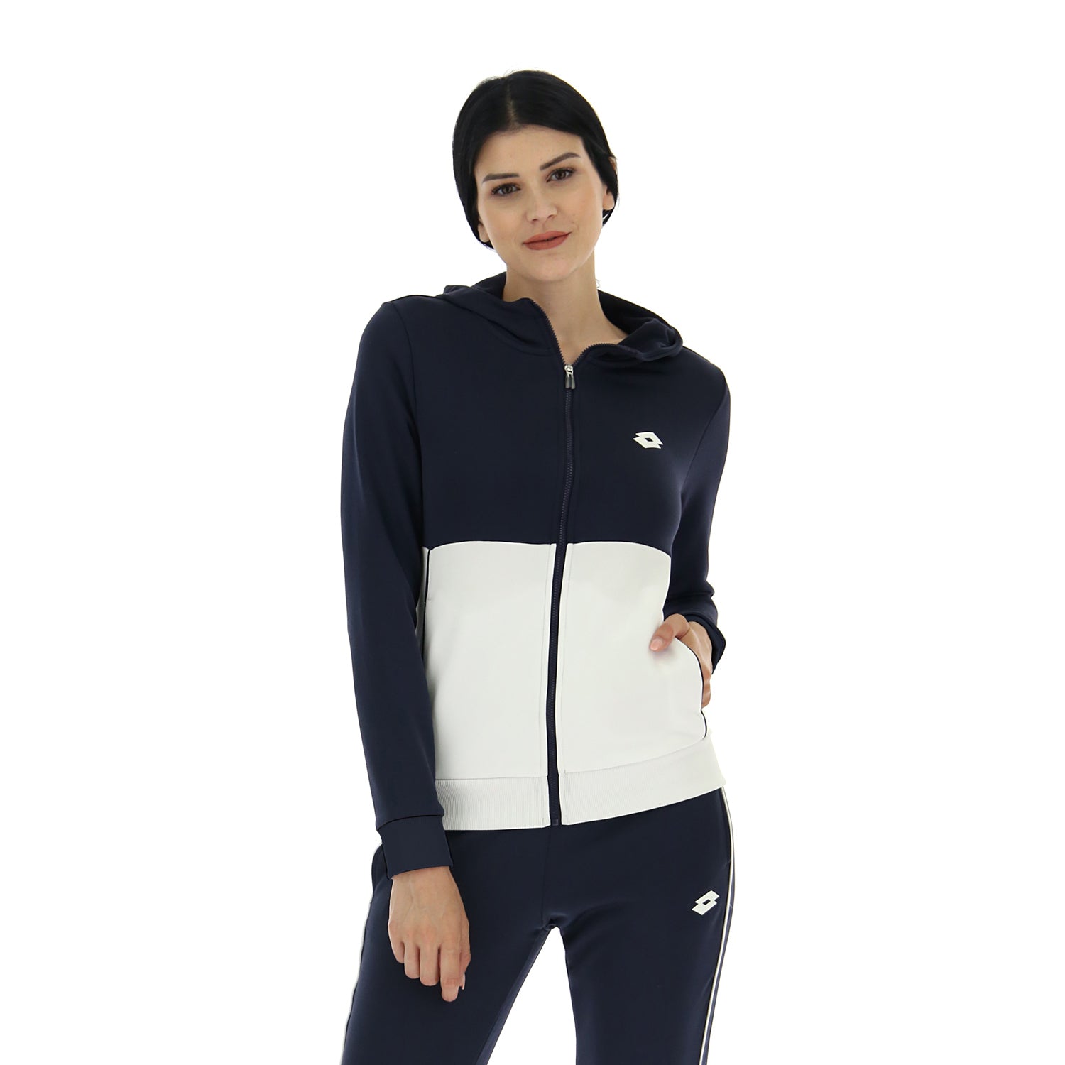 DONNA FELPA TENNIS TEAMS BLU SCURO 215438 1D0 01