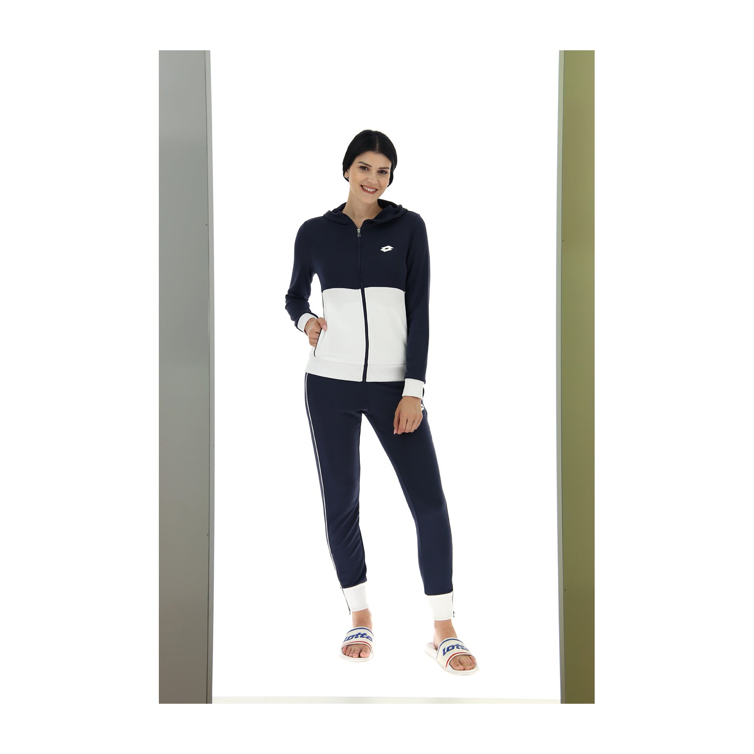 DONNA FELPA TENNIS TEAMS BLU SCURO 215438 1D0 04