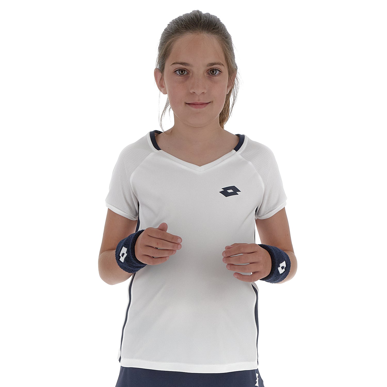 RAGAZZA MAGLIETTA TENNIS TEAMS BIANCO 215443 0F1 01
