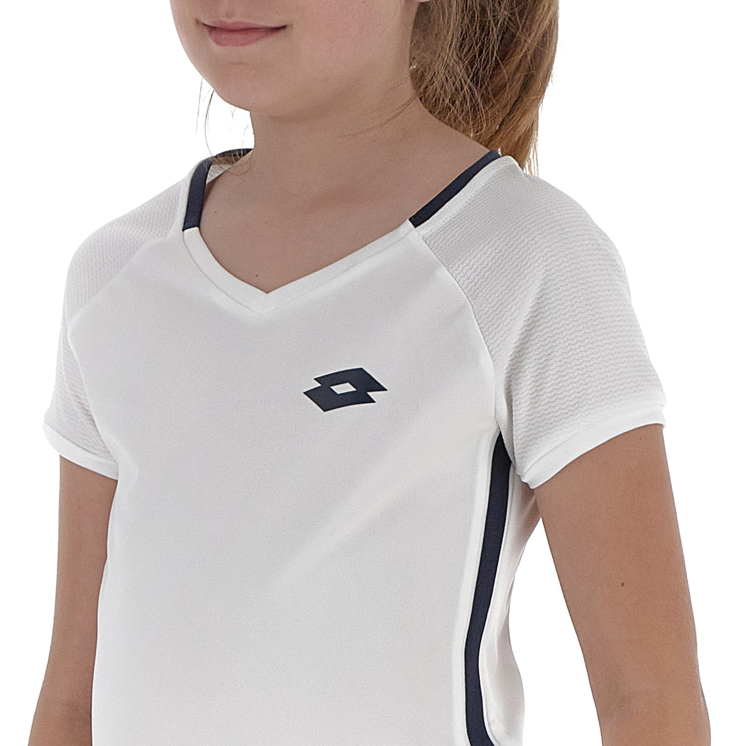 RAGAZZA MAGLIETTA TENNIS TEAMS BIANCO 215443 0F1 03