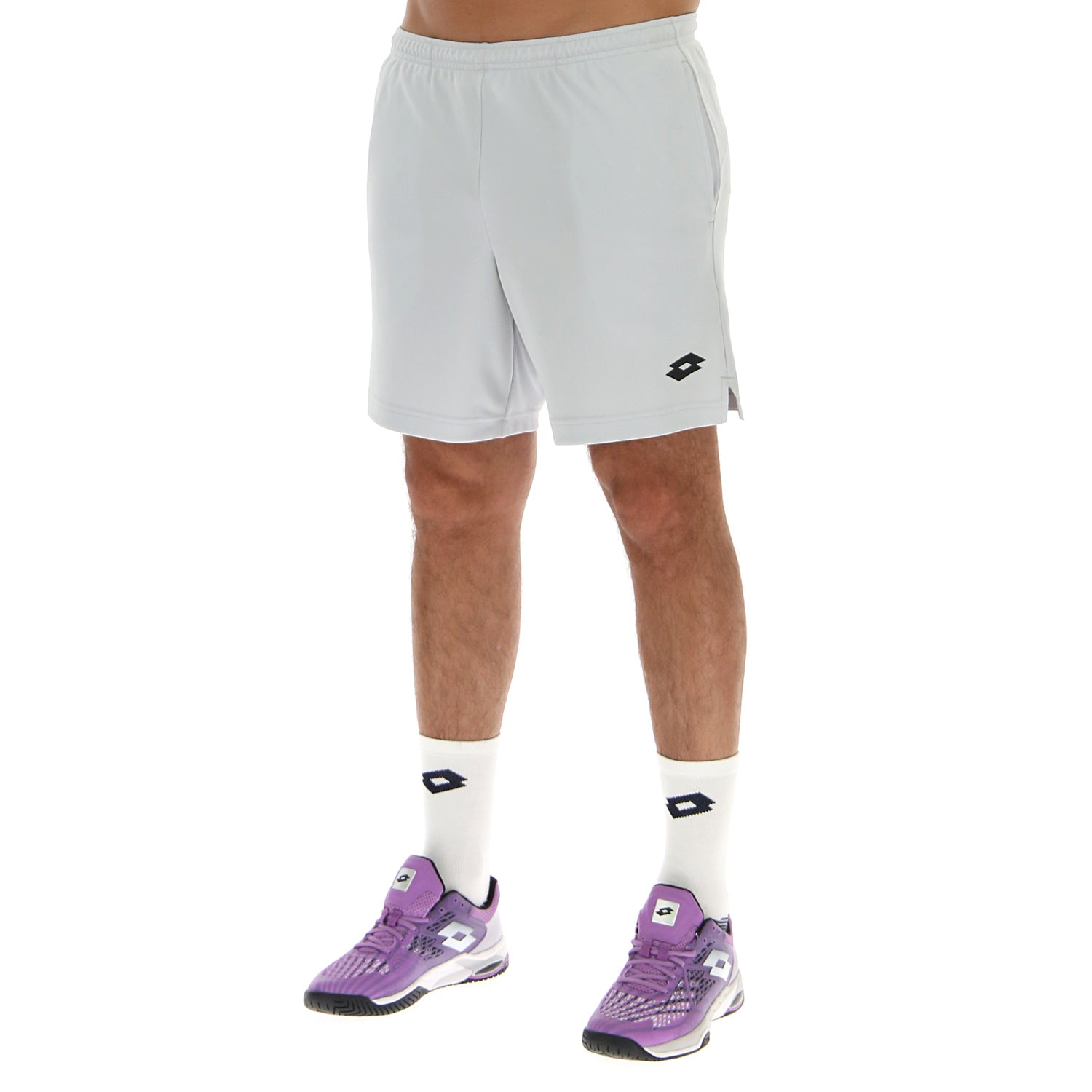 UOMO PANTALONI CORTI TENNIS TEAMS GRIGIO CHIARO 215455 V48 01