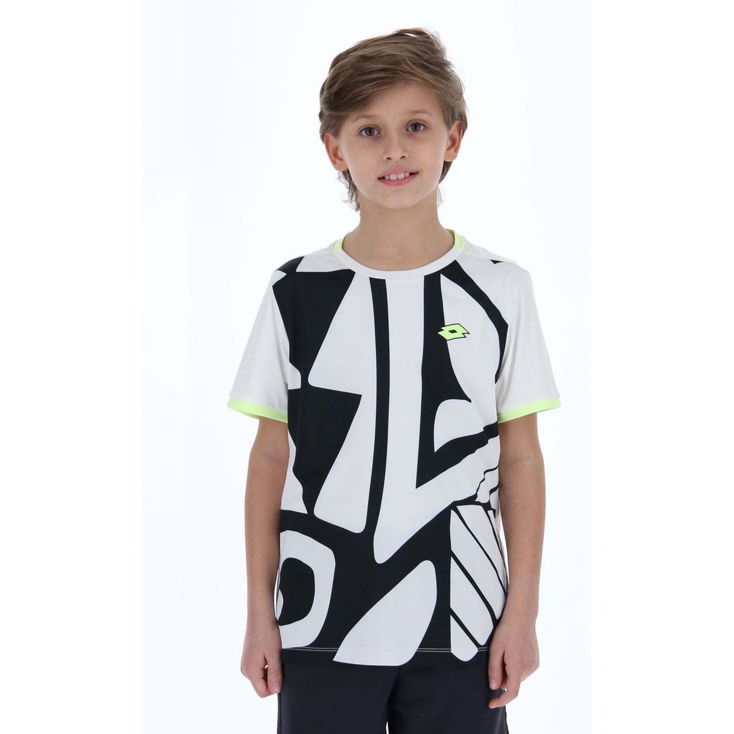 RAGAZZO MAGLIETTA TENNIS GRAPHIC BIANCO 215460 0F1 01