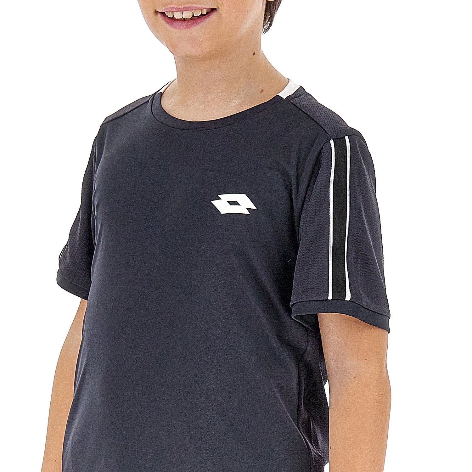RAGAZZO MAGLIETTA TENNIS TEAMS NERO 215462 1CL 03