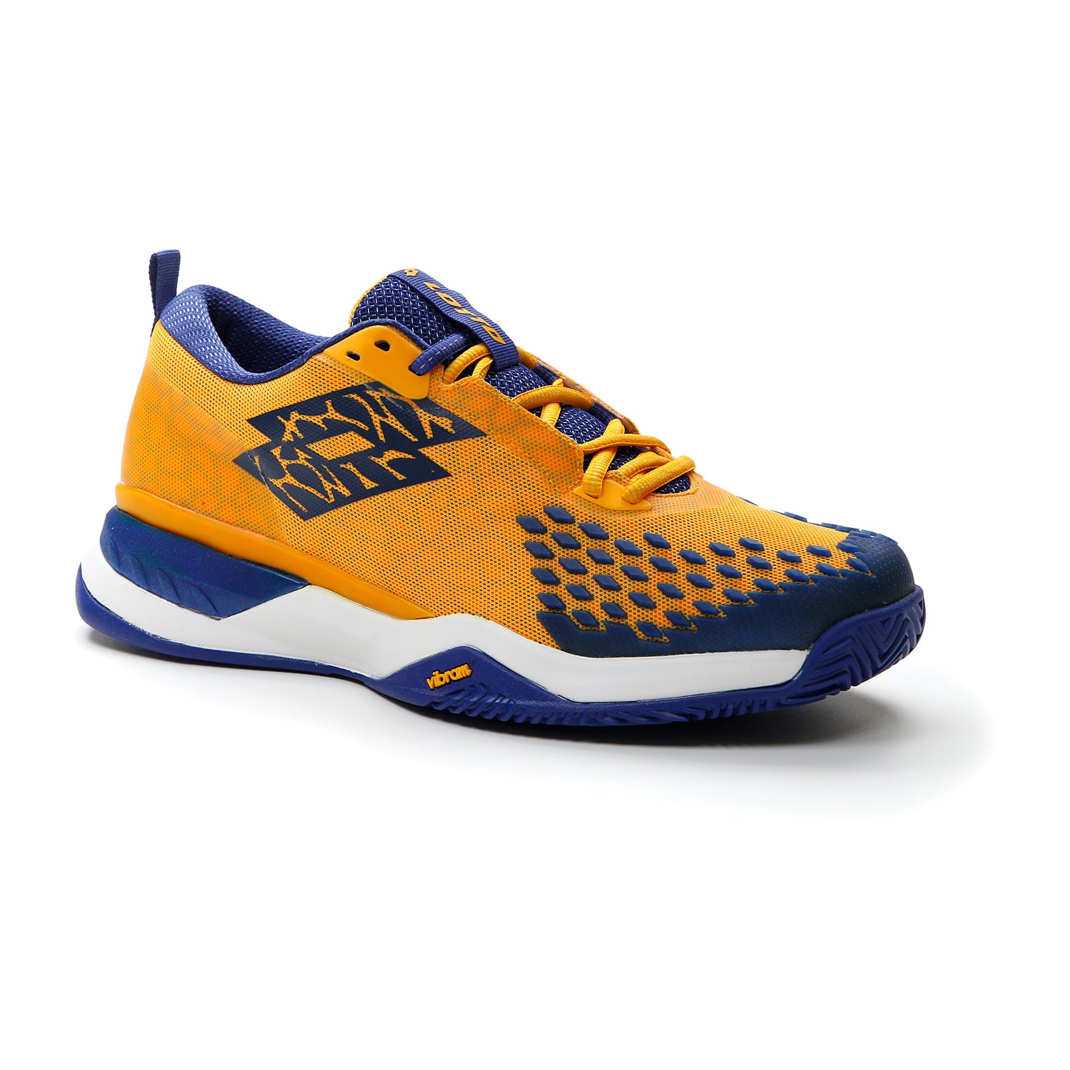 UOMO SCARPE TENNIS TERRA BATTUTA RAPTOR 100 GIALLO 215622 8SO 02