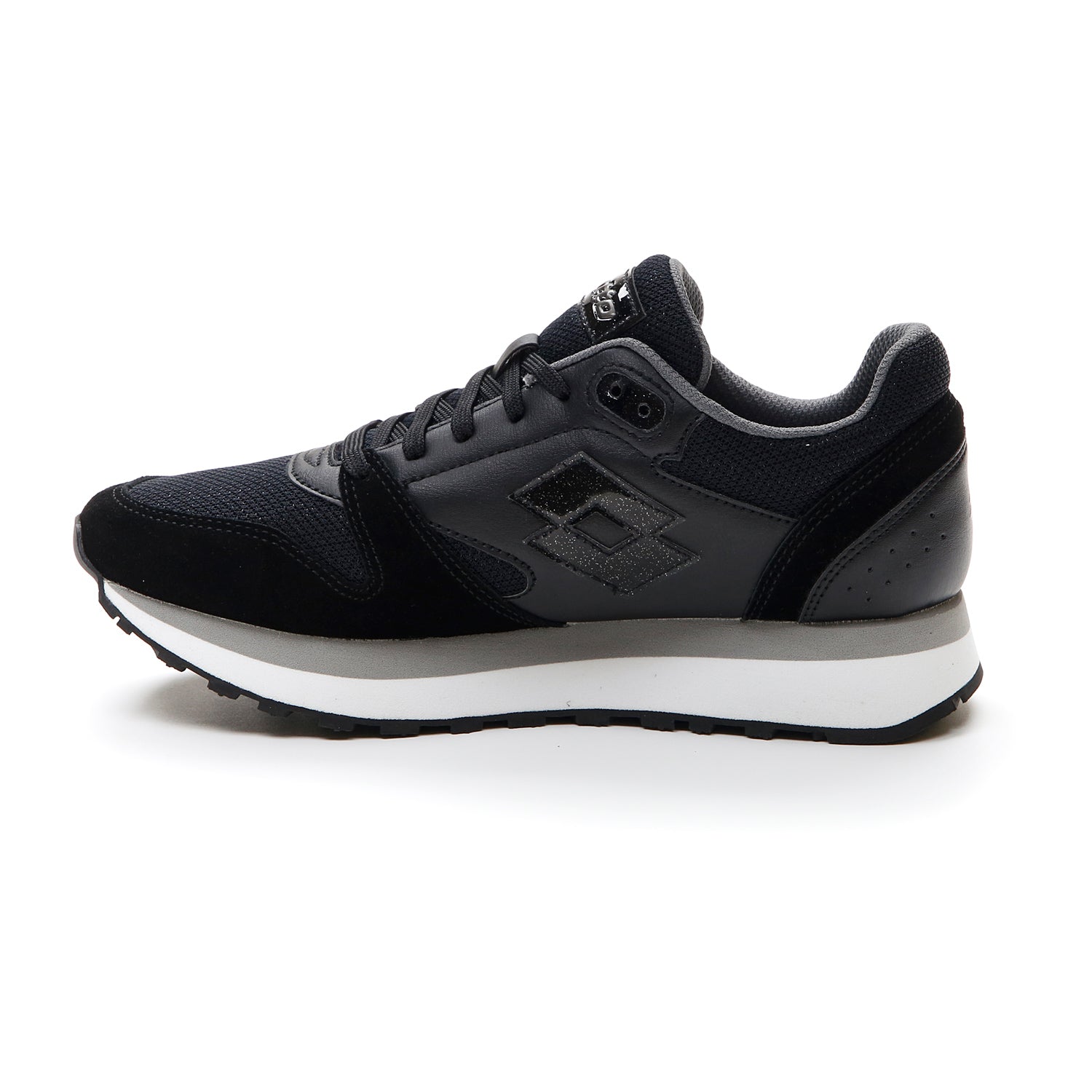 DONNA SCARPE TRAINER WEDGE NERO 215675 1H8 03