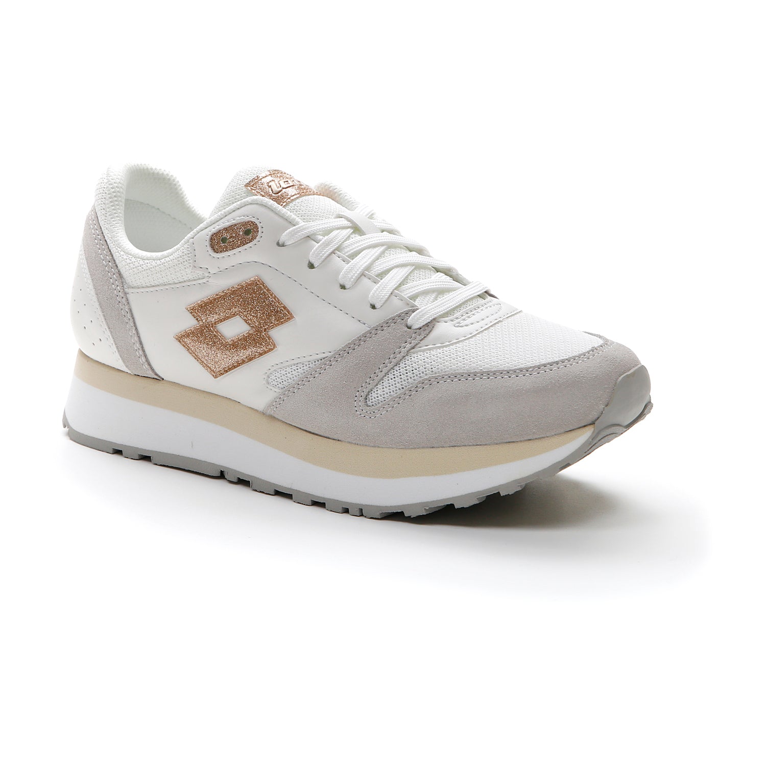 DONNA SCARPE TRAINER WEDGE BIANCO 215675 7GU 02