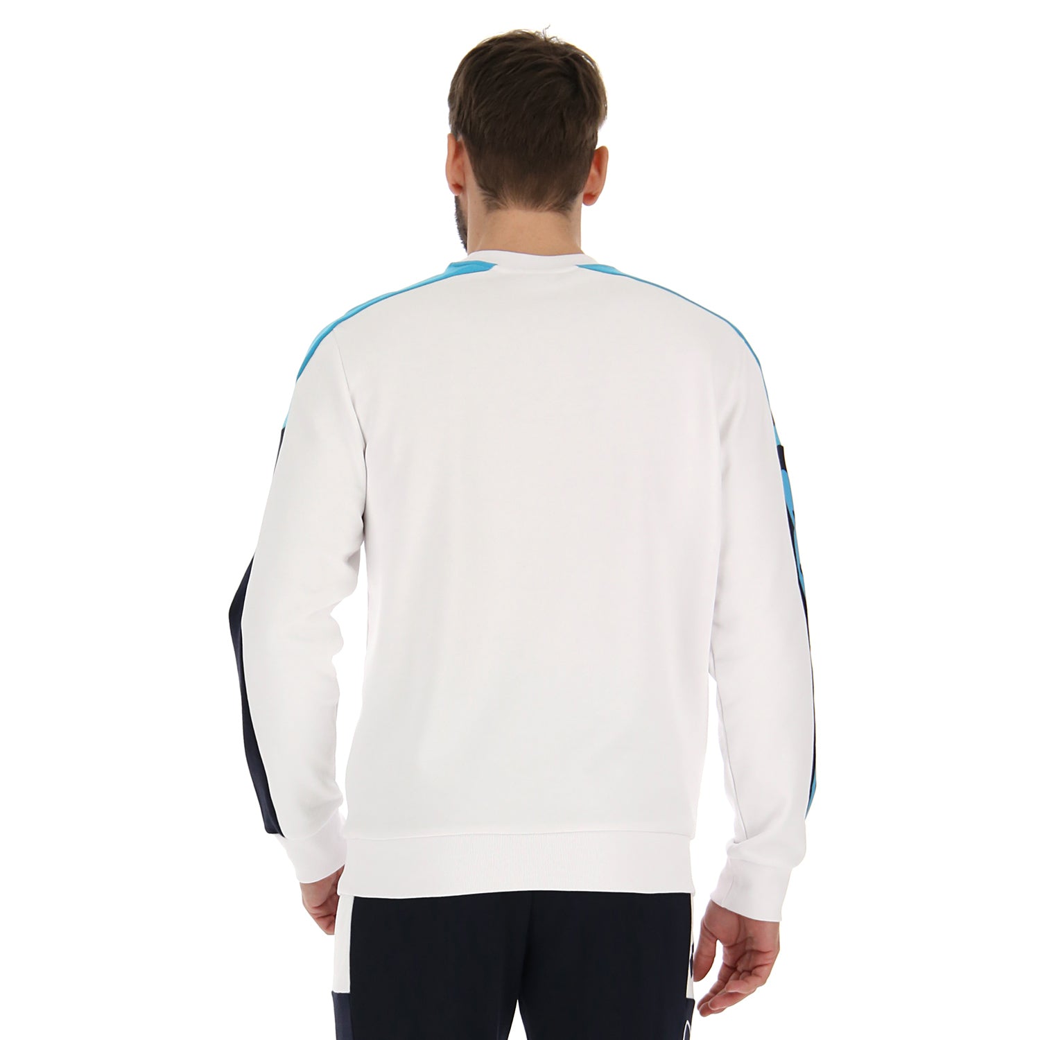 UOMO FELPA ATHLETICA LG BIANCO 215813 1Q5 02