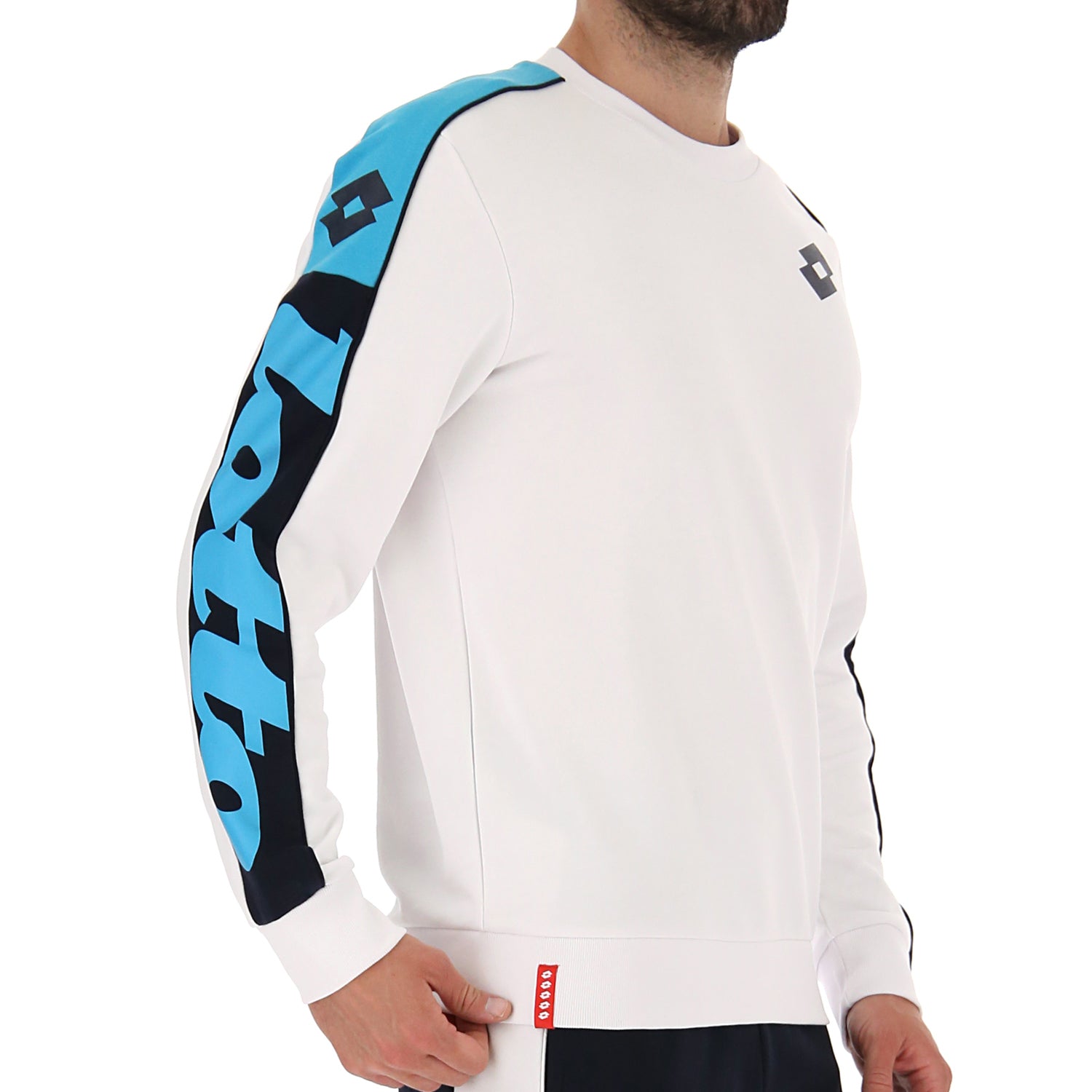 UOMO FELPA ATHLETICA LG BIANCO 215813 1Q5 03