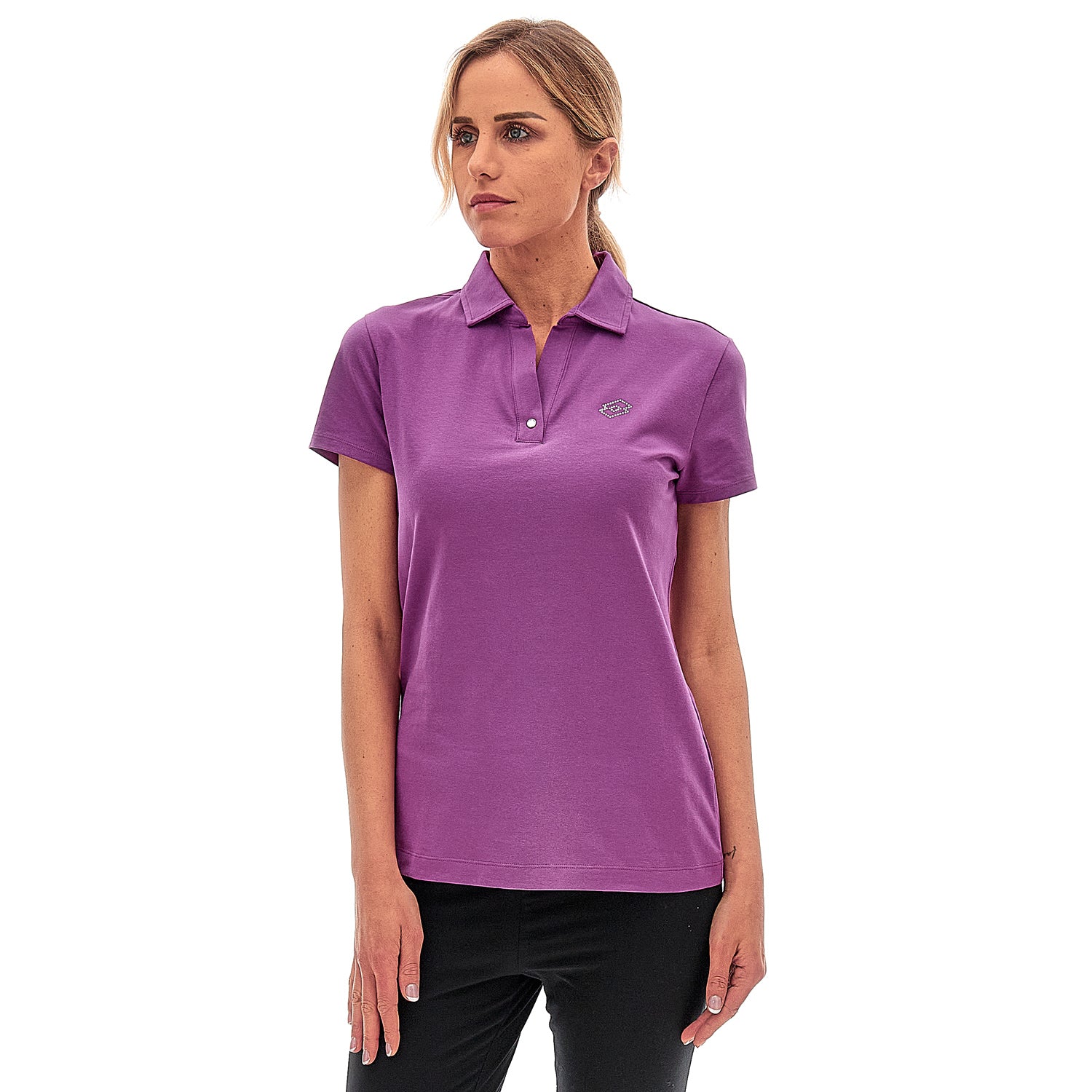 DONNA POLO CLASSICA VIOLA 215837 0VQ 01