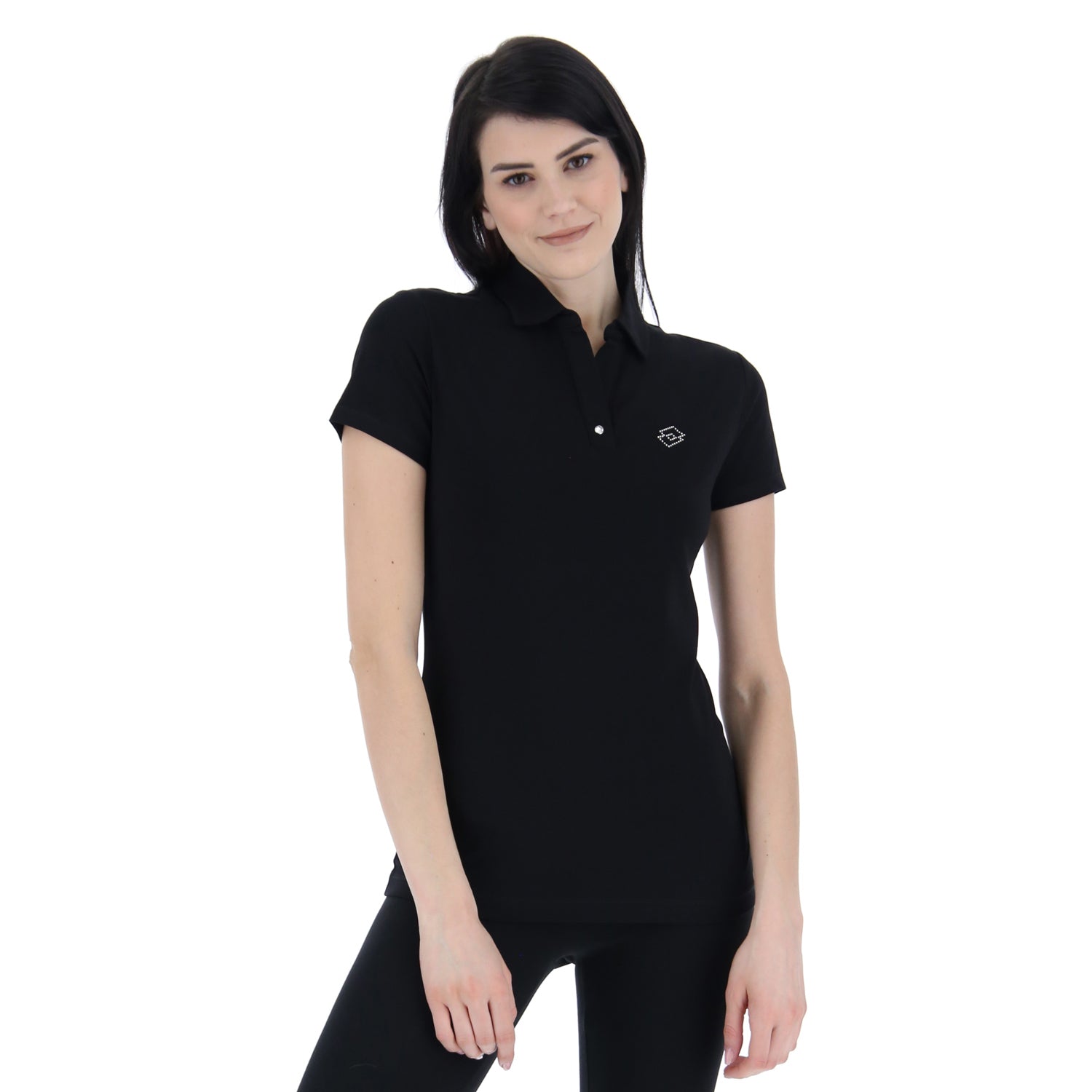 DONNA POLO CLASSICA NERO 215837 1CL 01