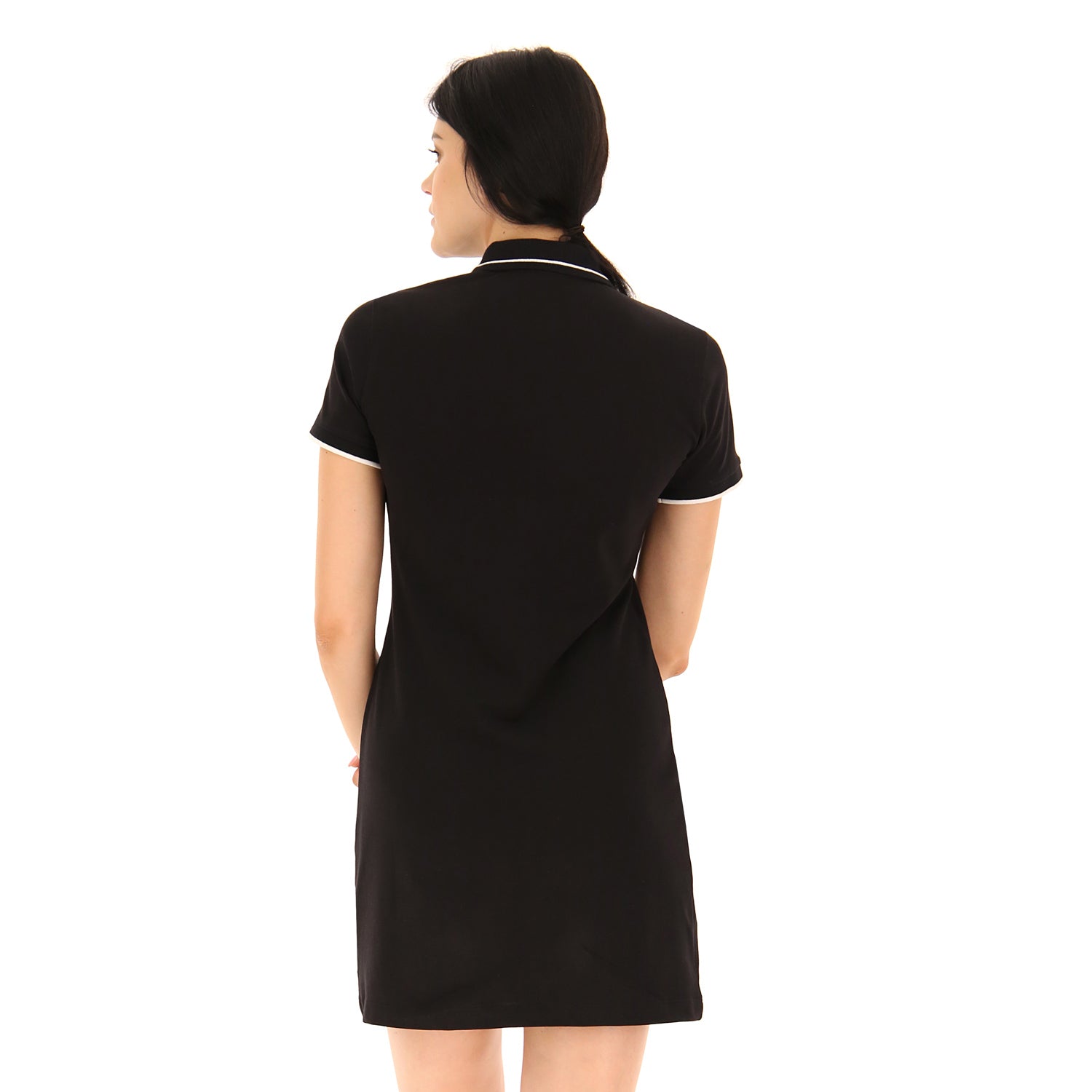 DONNA VESTITO POLO DIANA NERO 215839 1CX 02