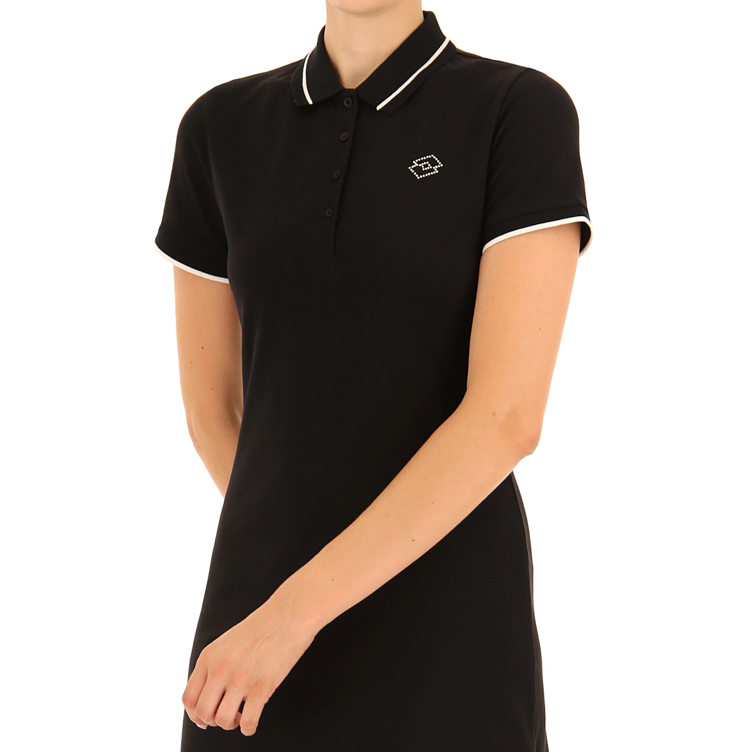 DONNA VESTITO POLO DIANA NERO 215839 1CX 03