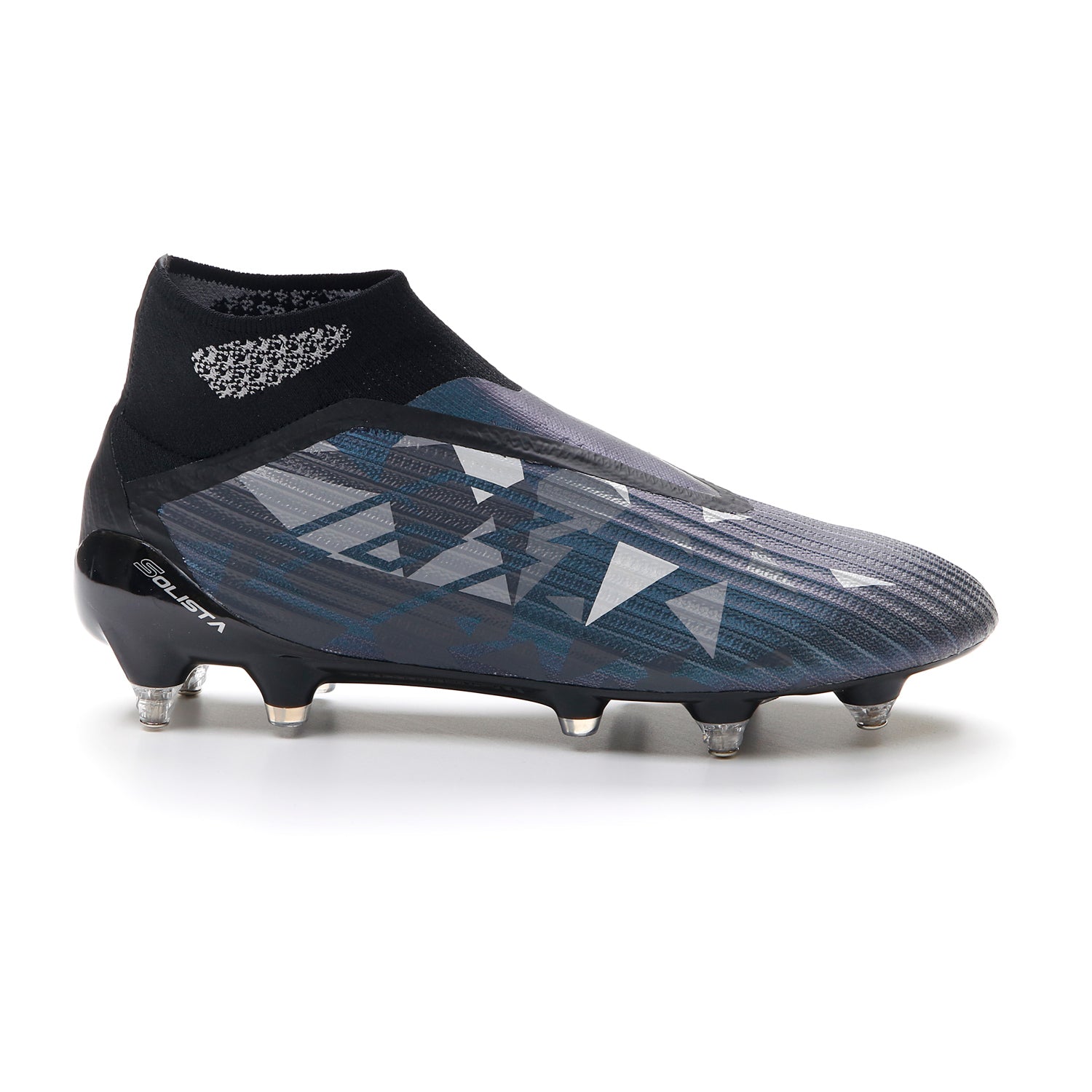 UOMO SCARPE CALCIO SG SOLISTA 100 NERO 216460 8DR 01