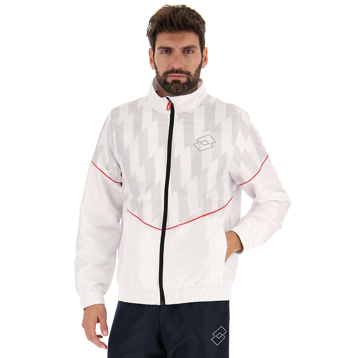 UOMO TUTA GINNASTICA LOGO BIANCO 216704 0F1 02