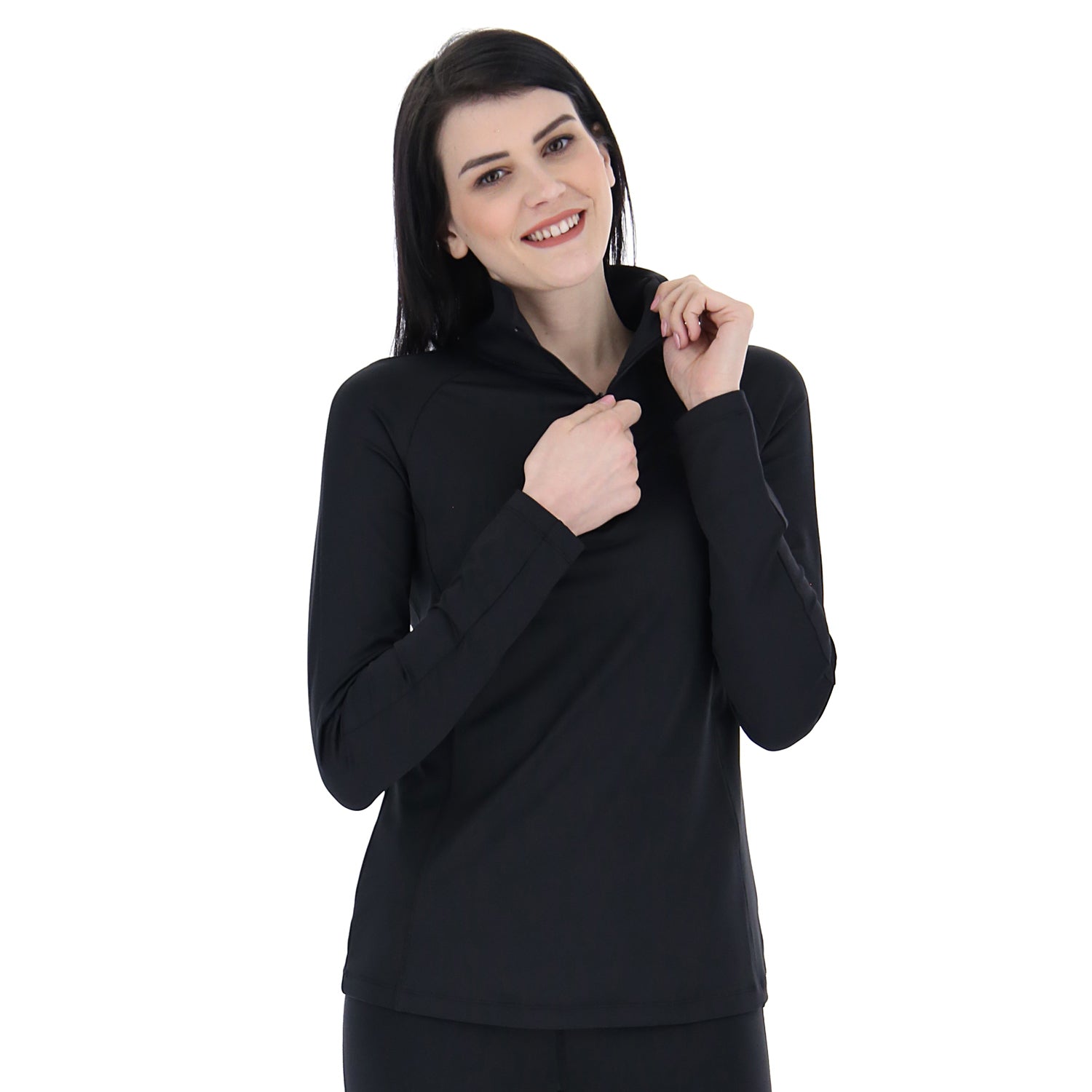 DONNA FELPA MULTISPORT NERO 216783 1CL 01