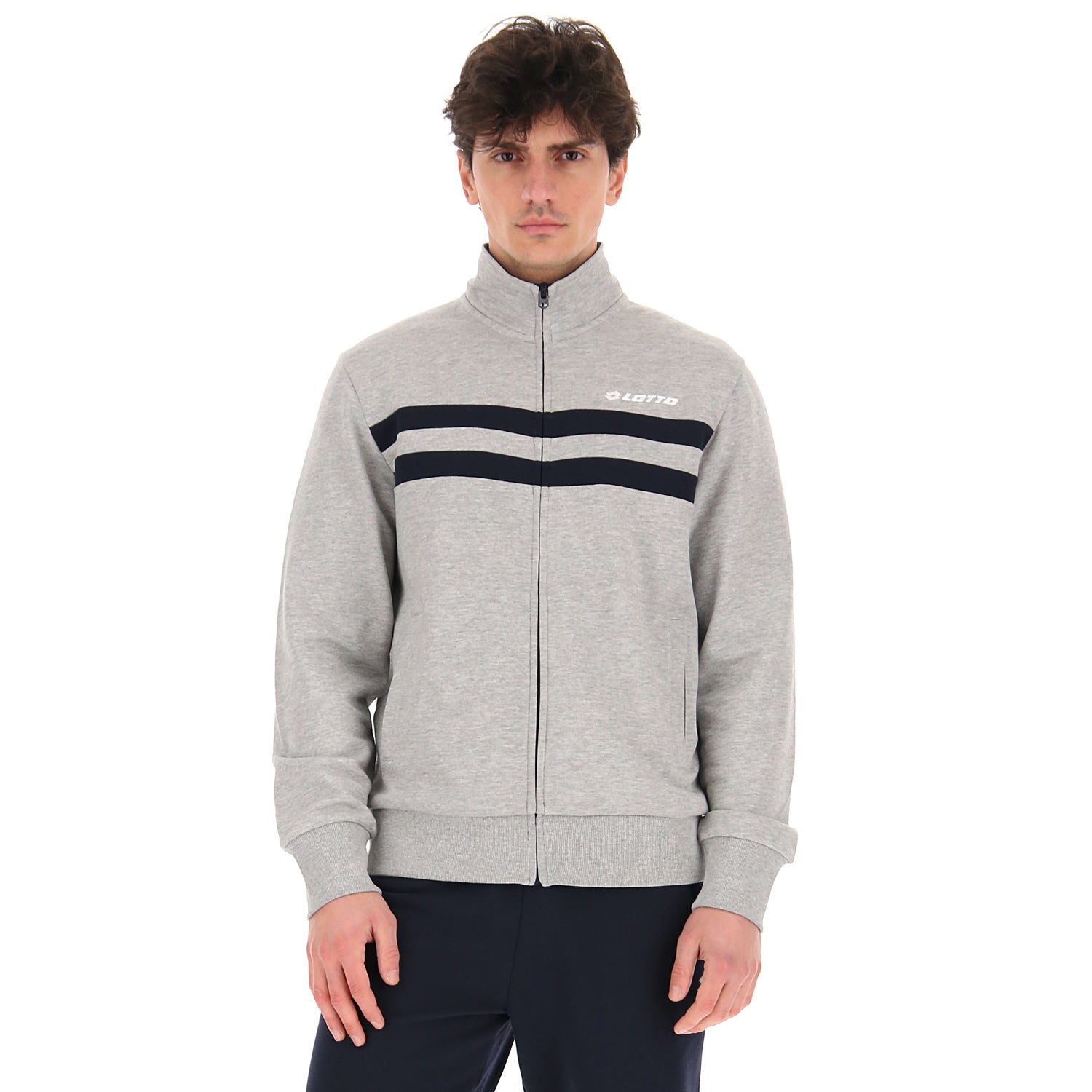 UOMO TUTA GINNASTICA DUAL GRIGIO CHIARO 216886 1PA 02