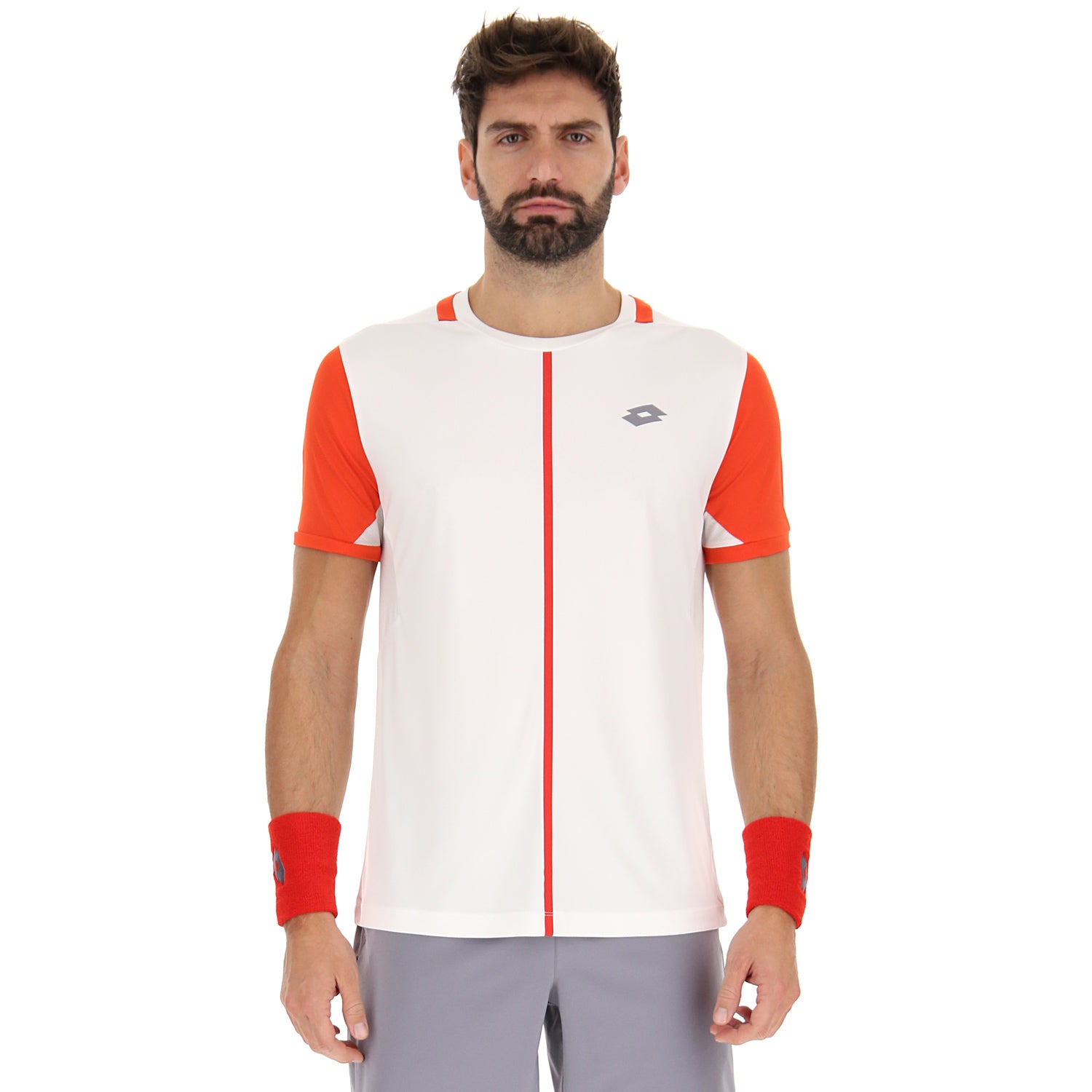UOMO MAGLIETTA TENNIS TECH BIANCO 217341 6LM 01