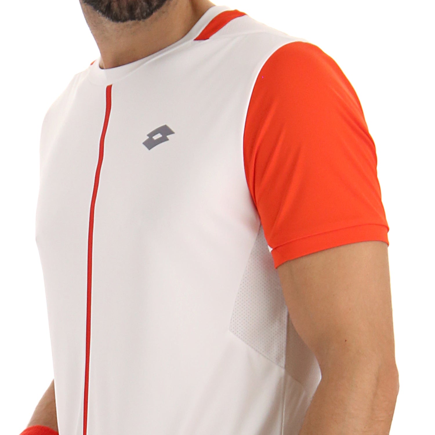 UOMO MAGLIETTA TENNIS TECH BIANCO 217341 6LM 03