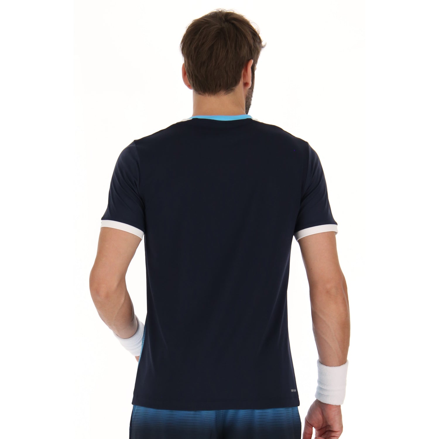 UOMO MAGLIETTA TENNIS TECH AZZURRO 217342 3TE 02