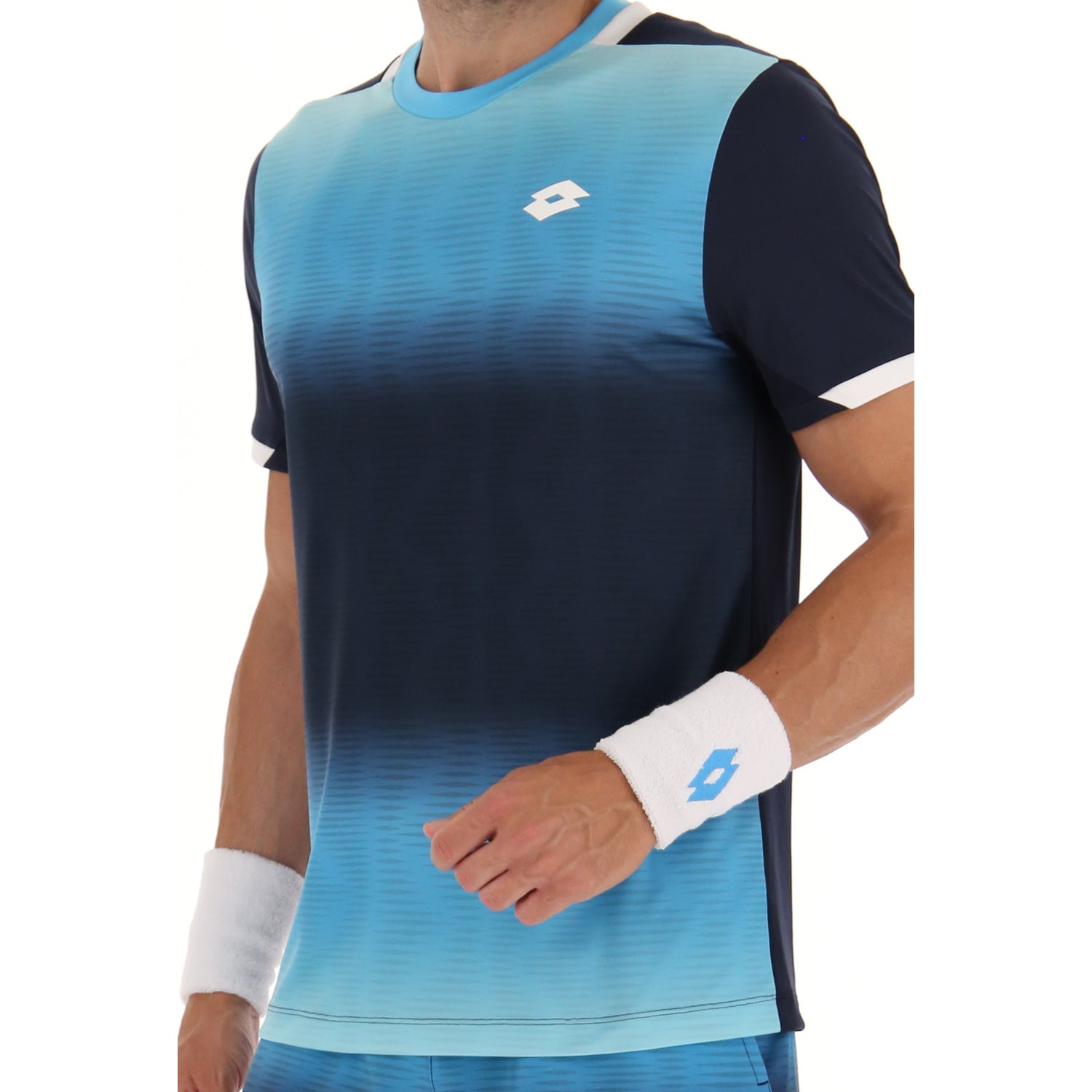 UOMO MAGLIETTA TENNIS TECH AZZURRO 217342 3TE 03