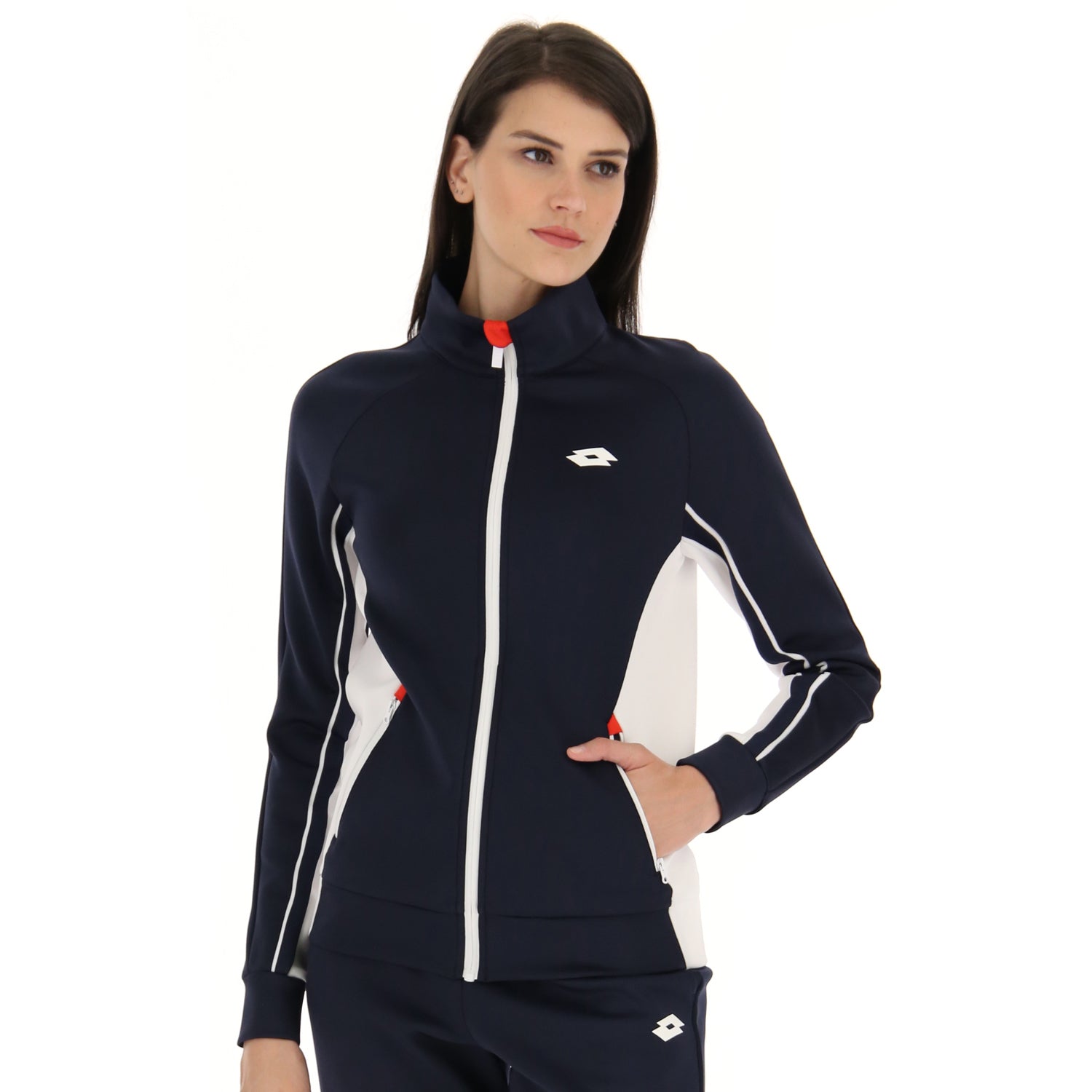 DONNA FELPA TENNIS TEAMS BLU SCURO 217358 1D0 01