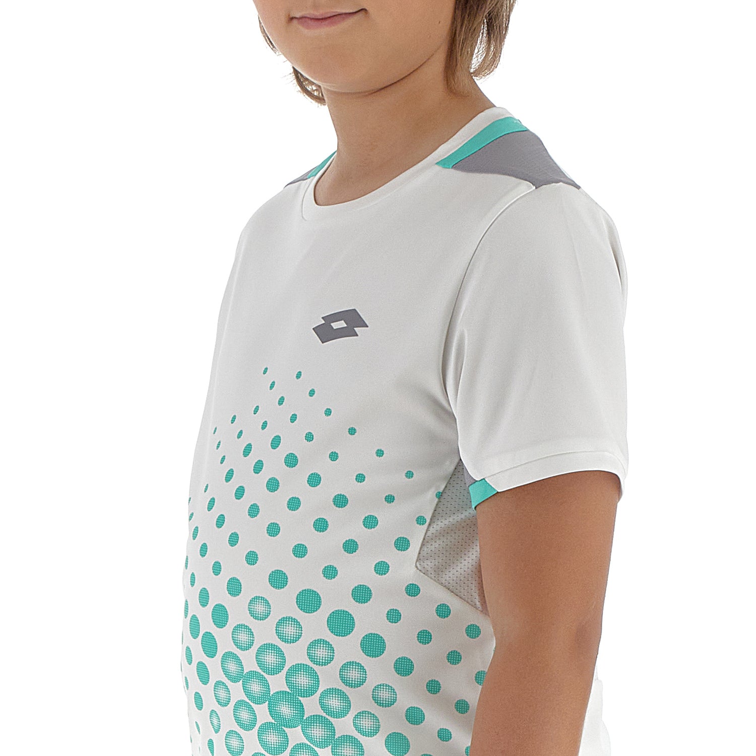 RAGAZZO MAGLIETTA TENNIS TECH BIANCO 217360 9AL 03