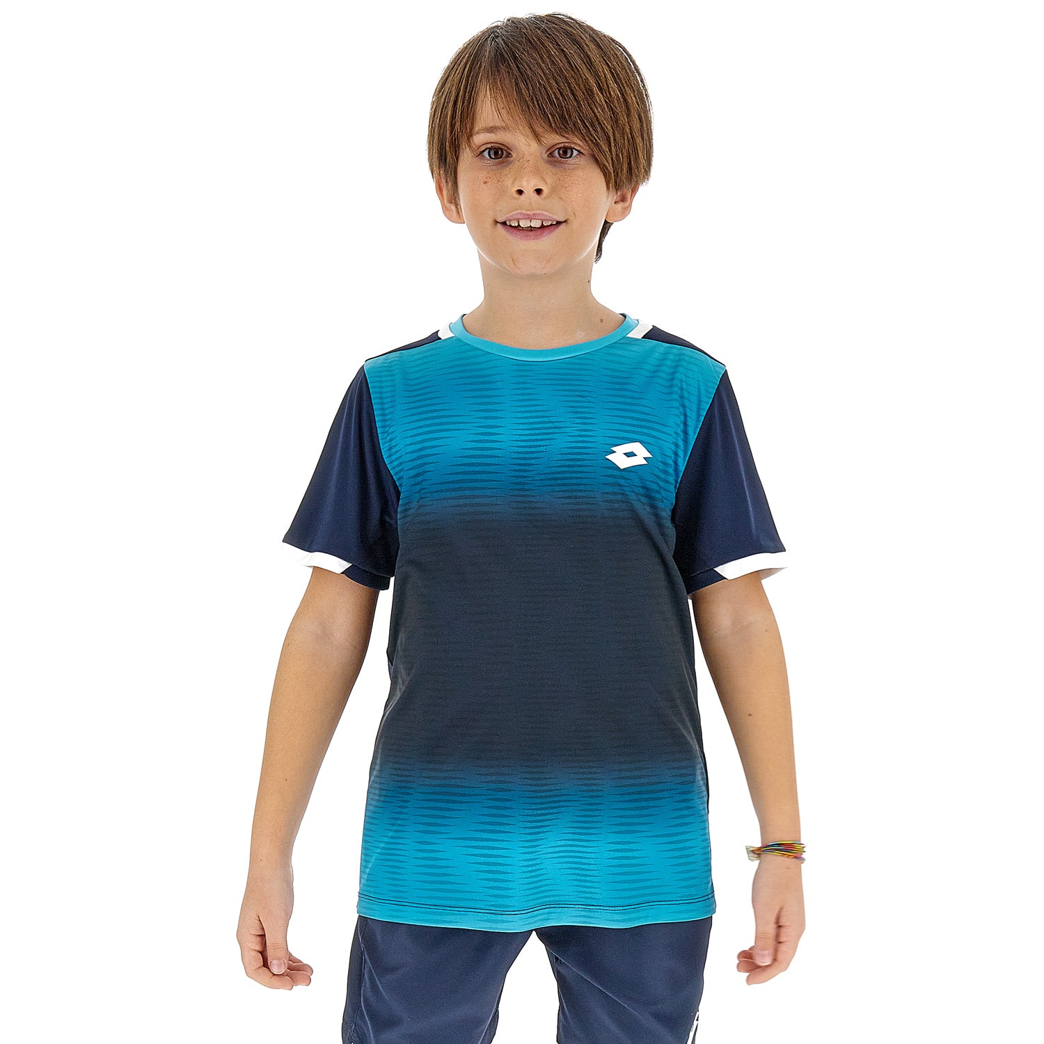 RAGAZZO MAGLIETTA TENNIS TECH AZZURRO 217361 3TE 01