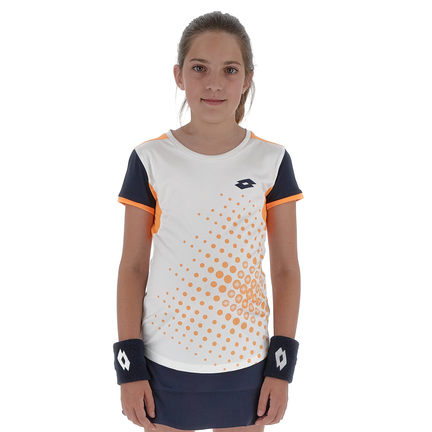 RAGAZZA MAGLIETTA TENNIS TECH BIANCO 217362 2F8 01