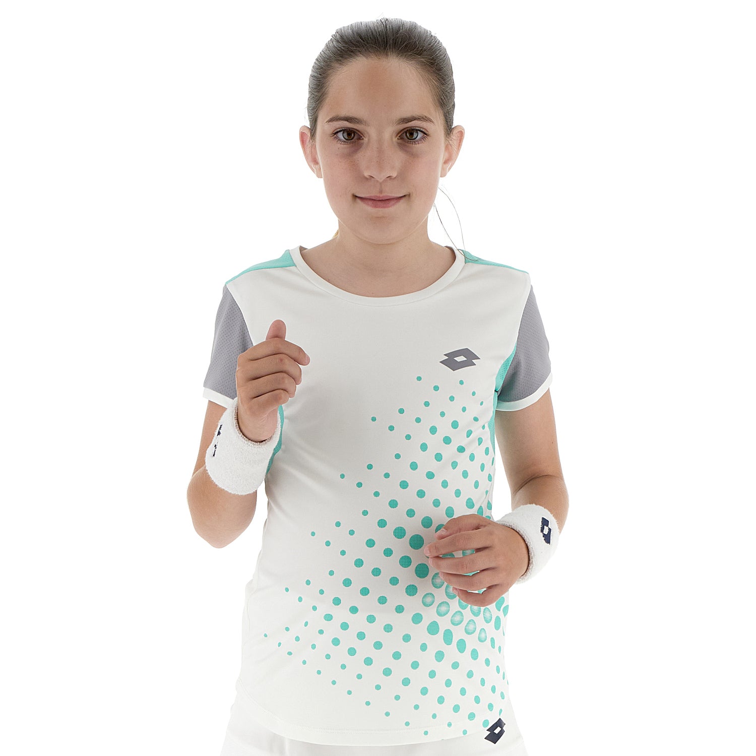 RAGAZZA MAGLIETTA TENNIS TECH BIANCO 217362 9AL 01