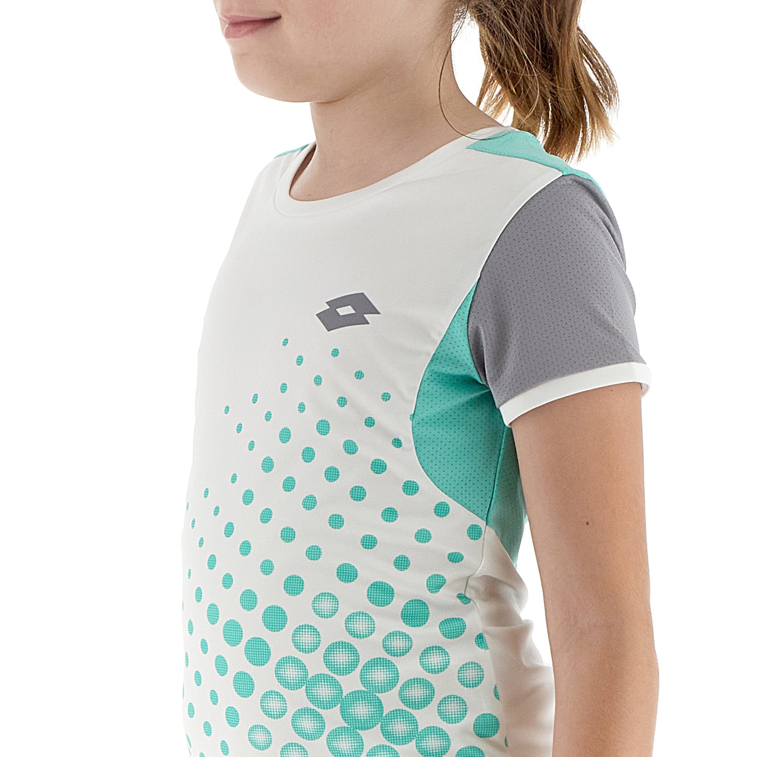 RAGAZZA MAGLIETTA TENNIS TECH BIANCO 217362 9AL 03