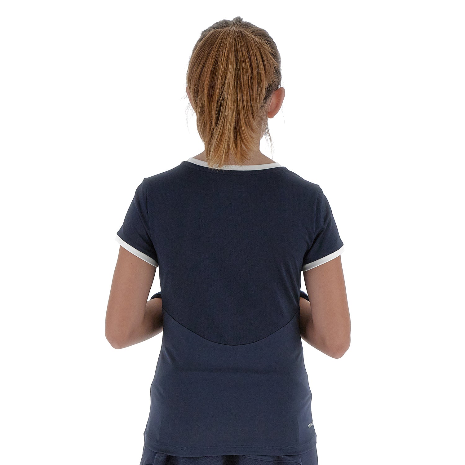 RAGAZZA MAGLIETTA TENNIS TECH AZZURRO 217363 3TE 02