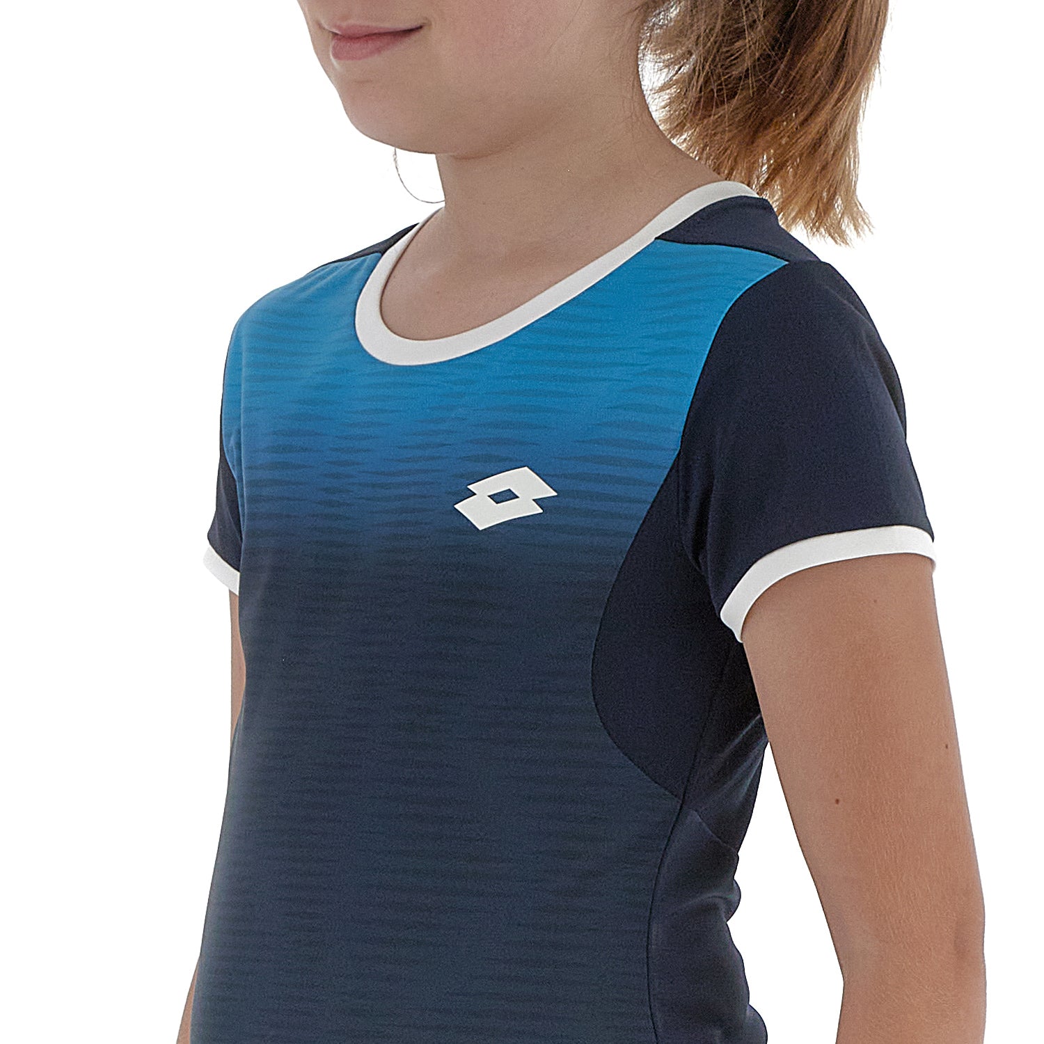 RAGAZZA MAGLIETTA TENNIS TECH AZZURRO 217363 3TE 03