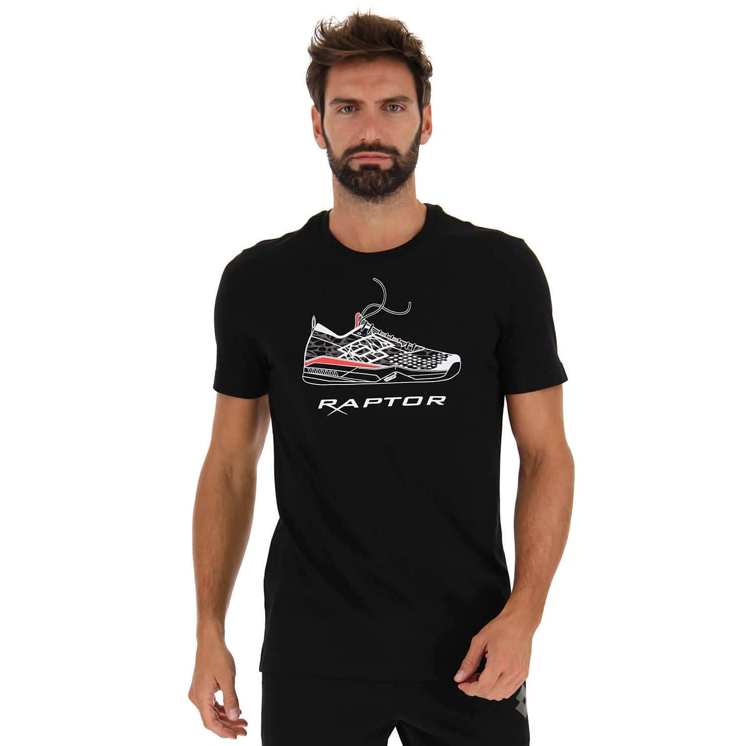 UOMO MAGLIETTA TENNIS TEAMS NERO 217450 1CL 01