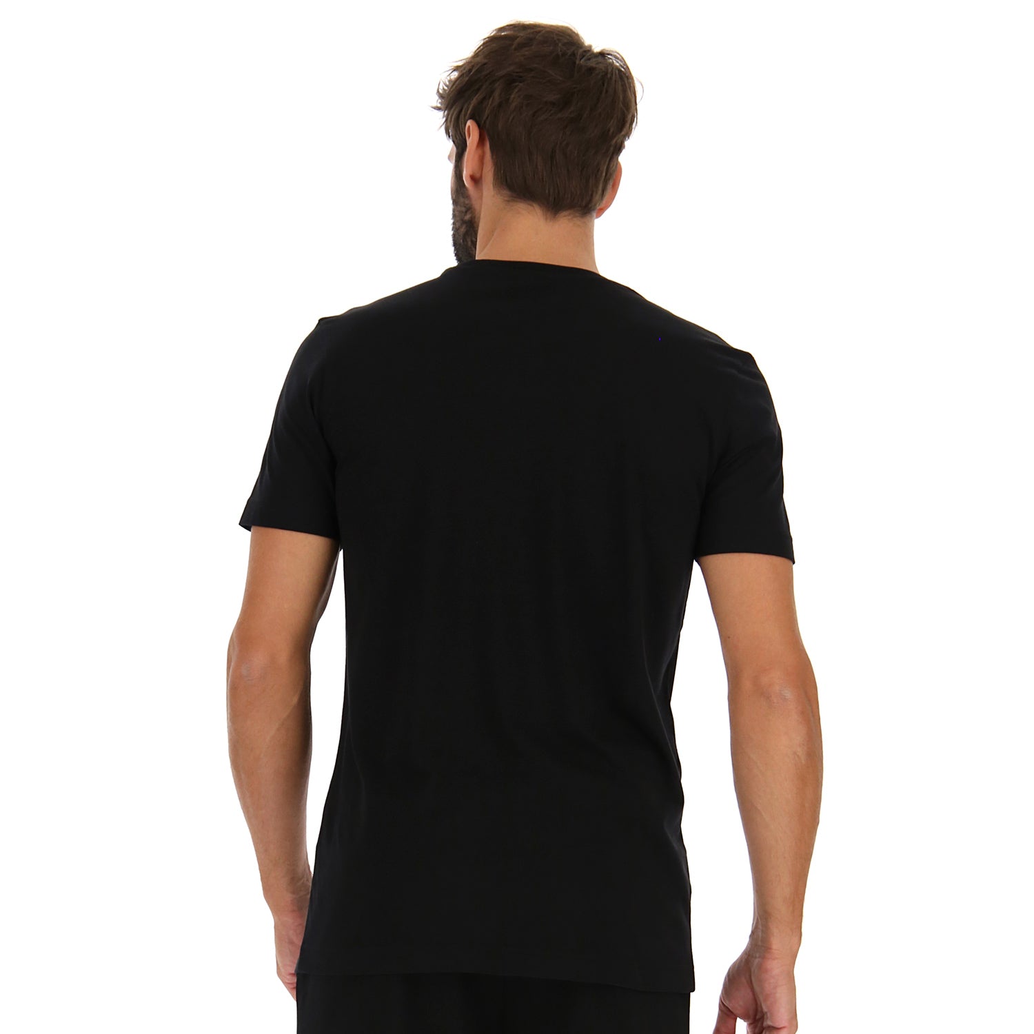 UOMO MAGLIETTA TENNIS TEAMS NERO 217450 1CL 02